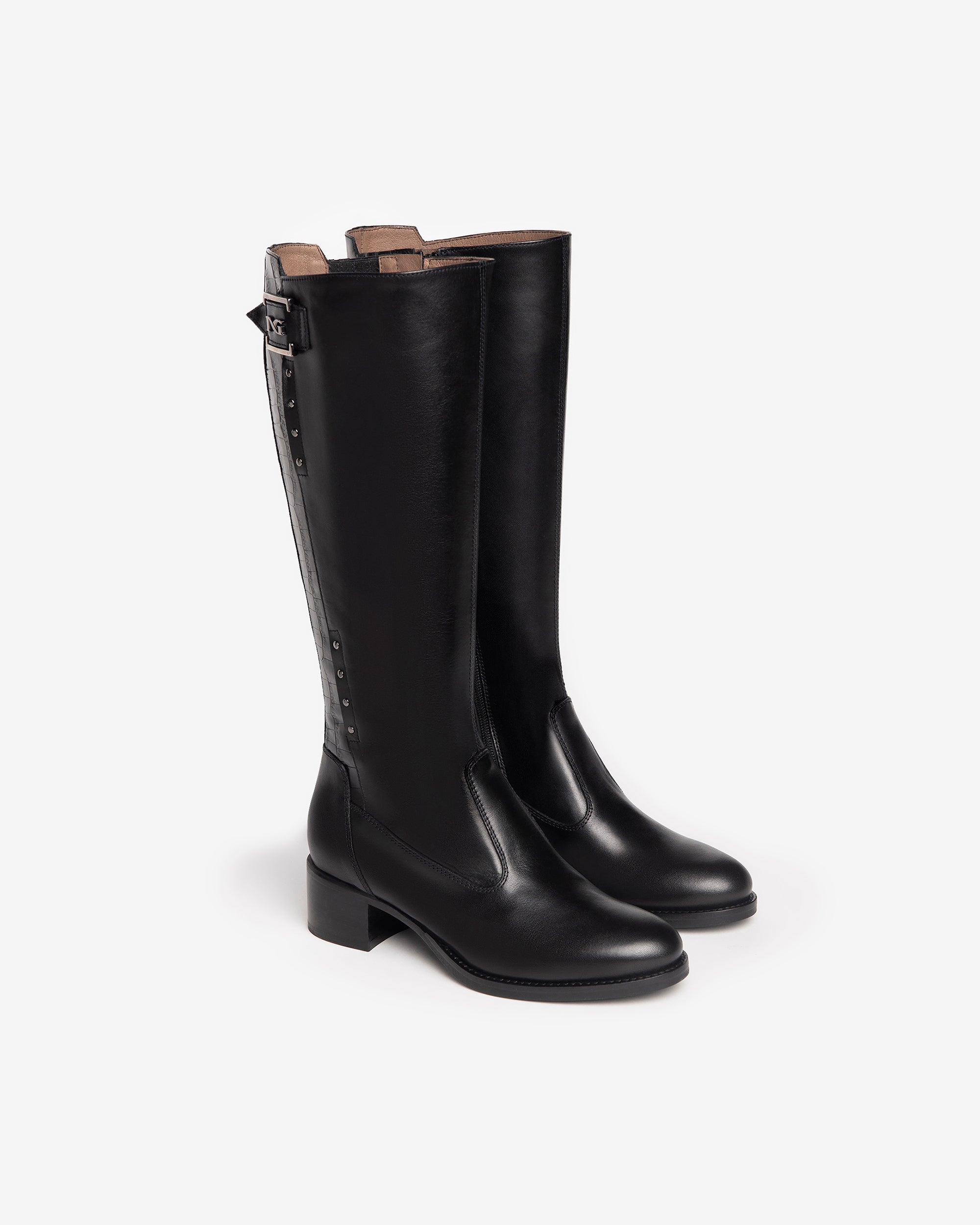 Nerogiardini Bottes Femme bottes cuir DryGo hiver