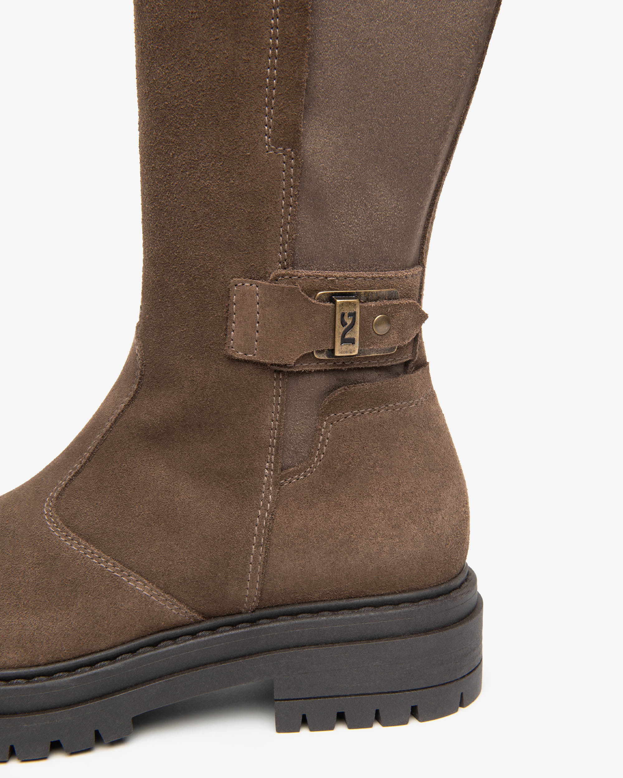 NeroGiardini Bottes Femme Cuir Velours Talon 40 mm