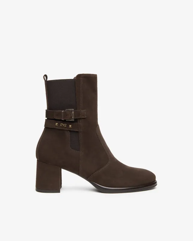 NeroGiardini Bottines Femme Daim Tissu Talon 60