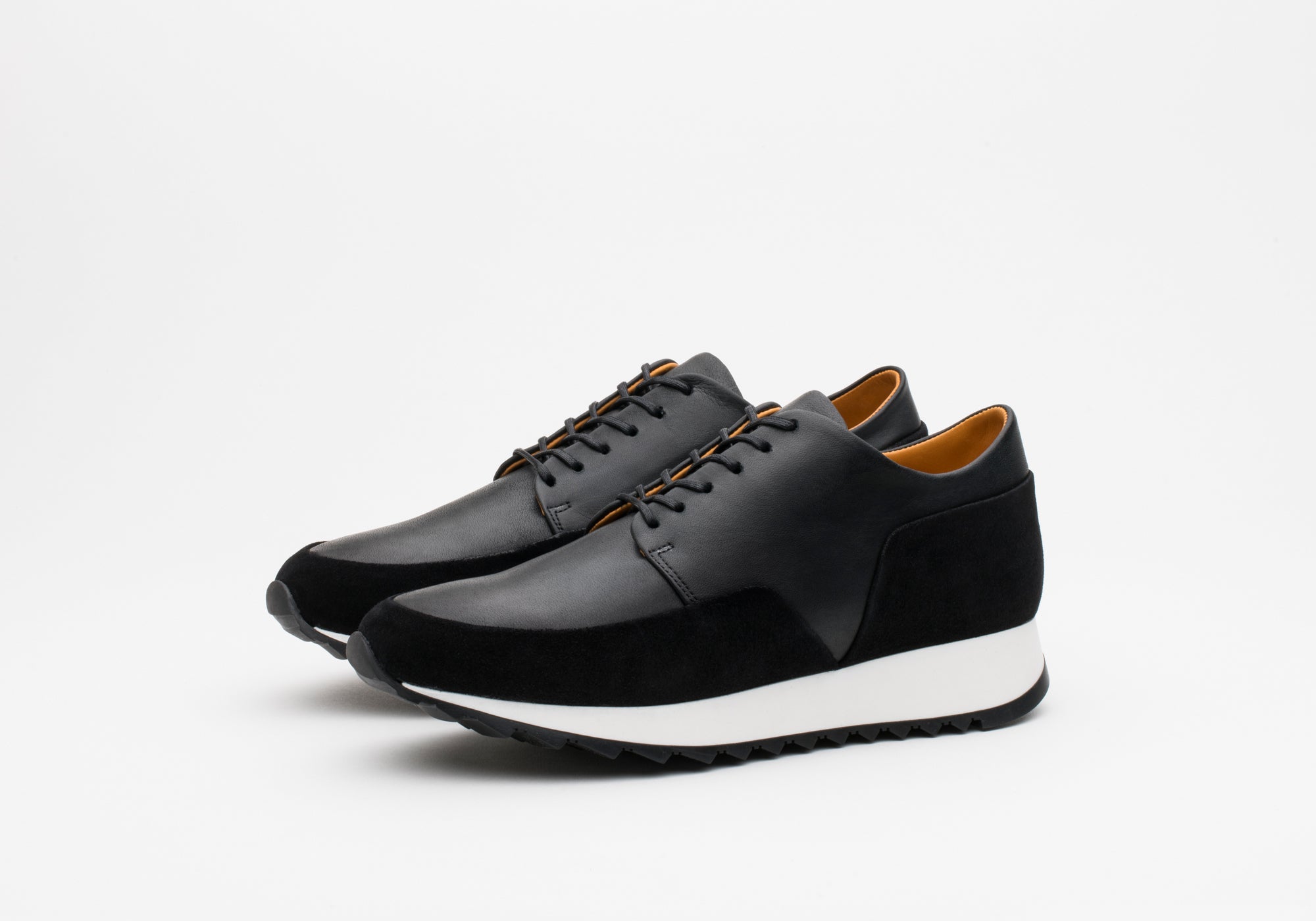 JAK Olympic Sneakers Femme Cuir Black 40 Confort Ville