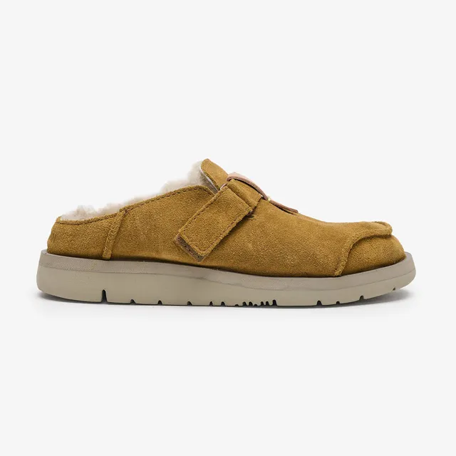 Satorisan Uwabaki Clog Suede sabots marron daim