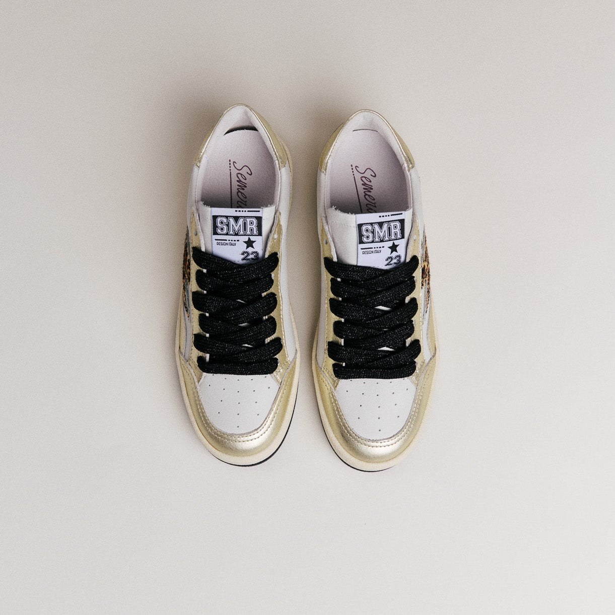 SMR Dany C838 baskets blanc pointure 38 léopard