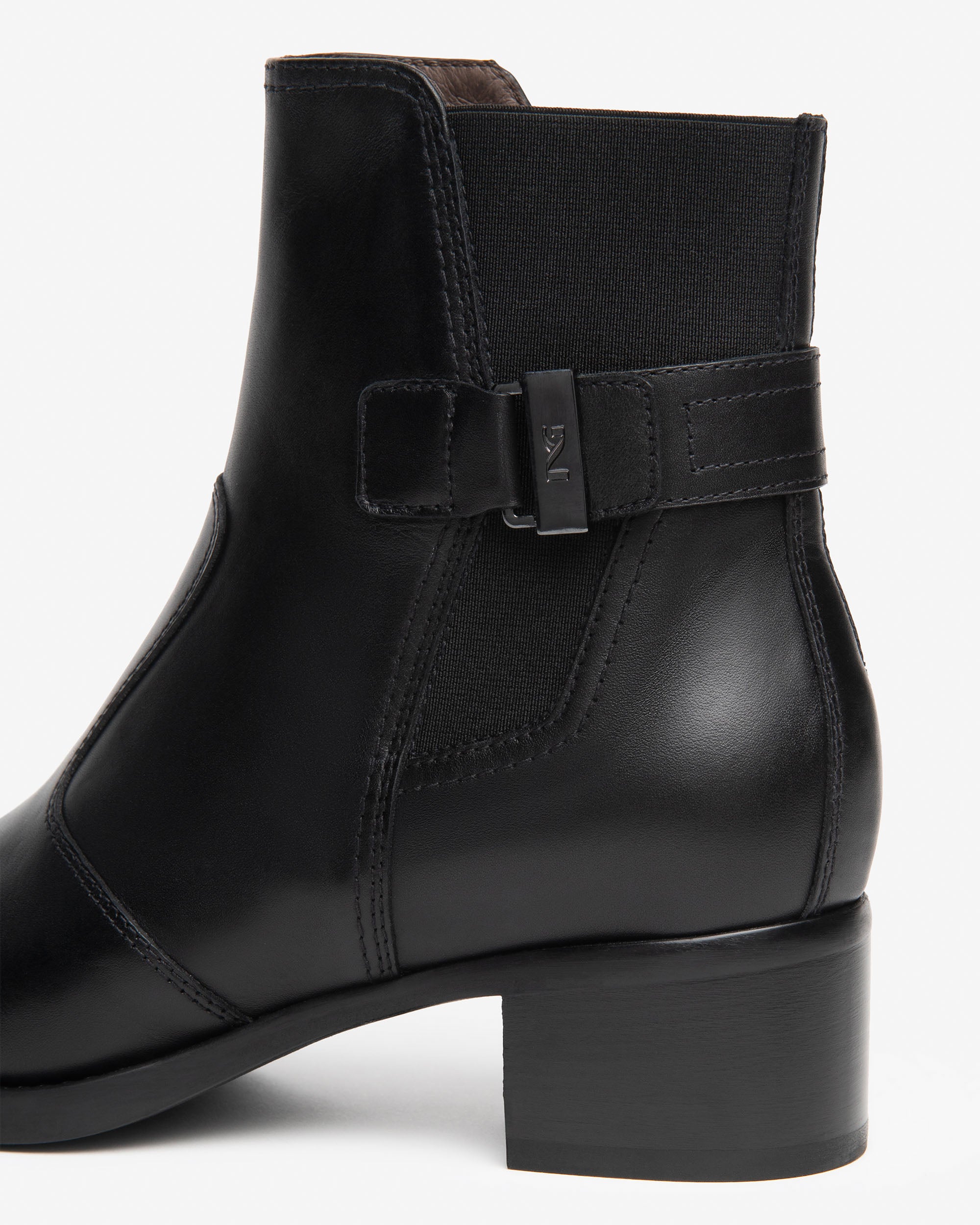 NeroGiardini Bottines Femme cuir tissu talon 40 mm