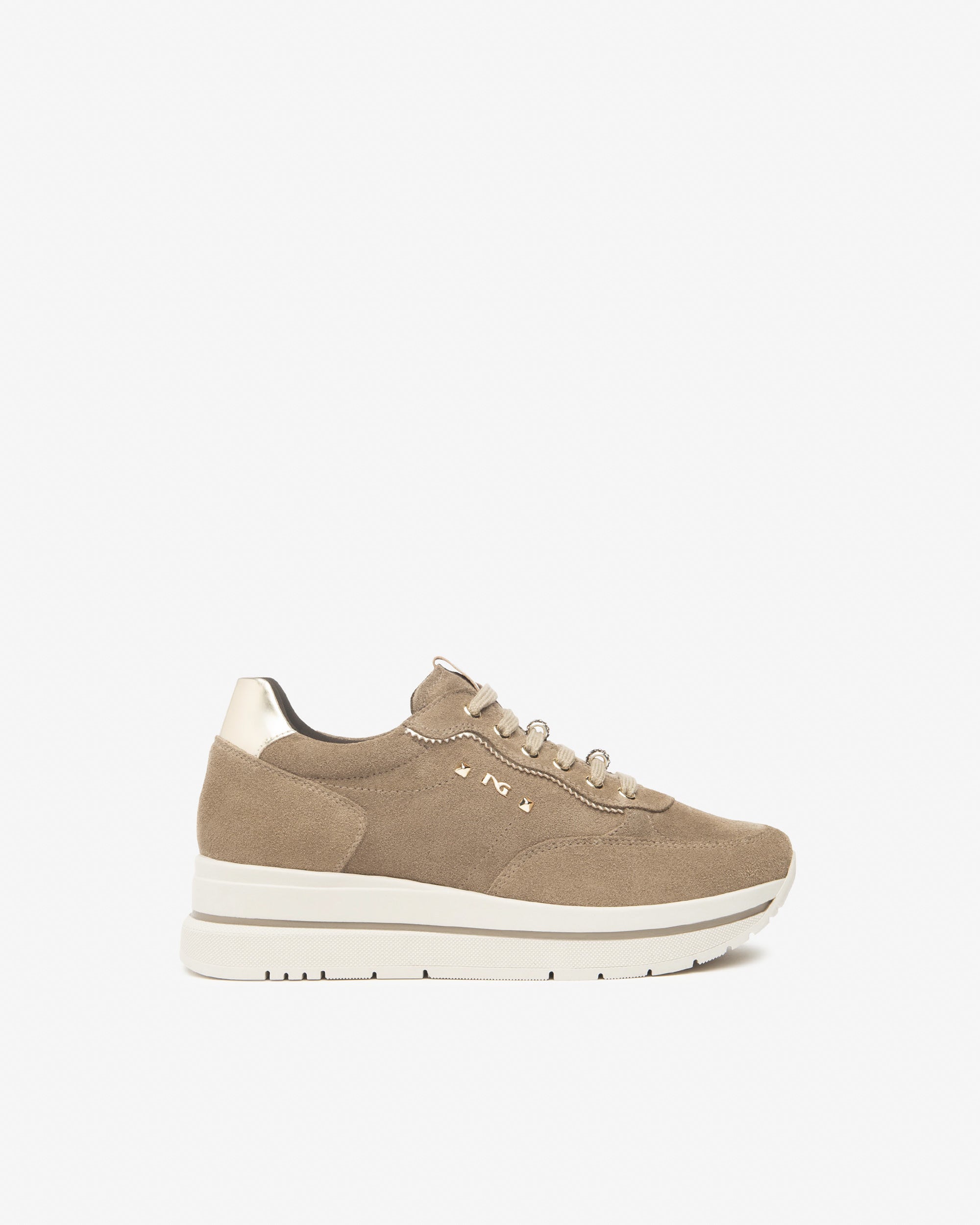 NeroGiardini Sneakers Femme Cuir Velours Memory Confort