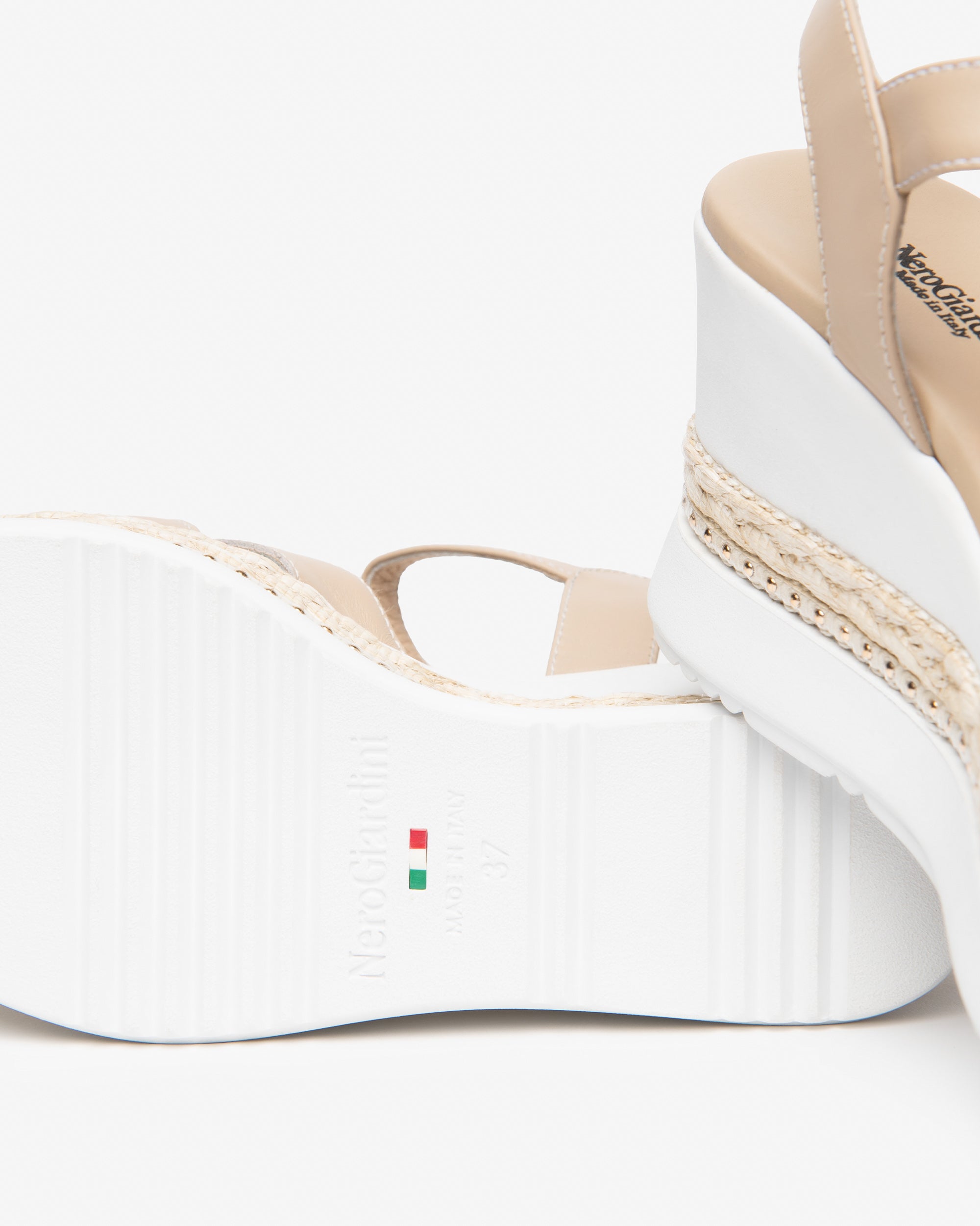 NeroGiardini Sandales Cuir Confort Femme Été