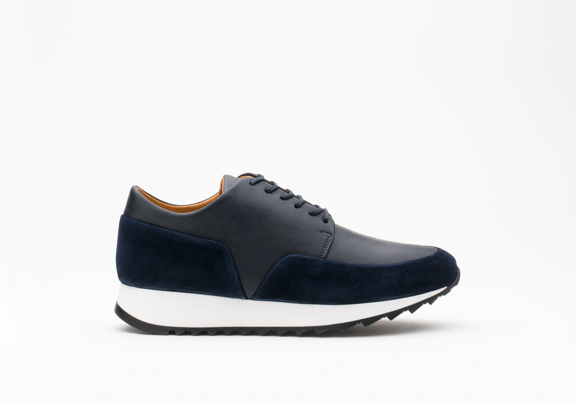 JAK Olympic Sneakers Femme Cuir Navy 38 Confort Ville