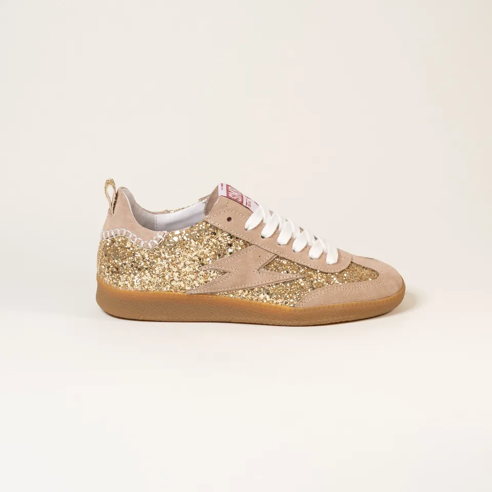SMR Kayla E115 baskets glitter or beige 38