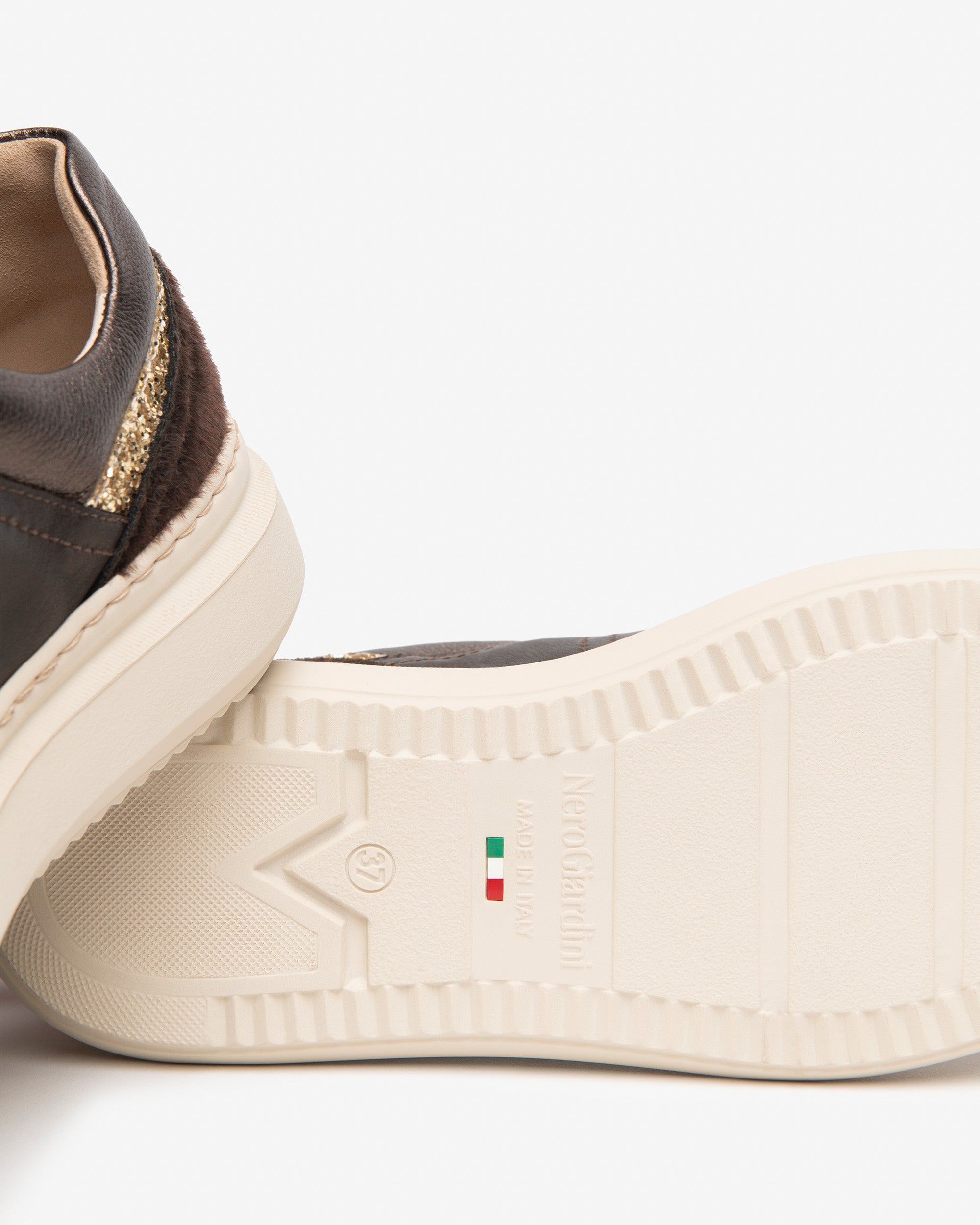 NeroGiardini Sneakers Femme Cuir Technique plateforme 40mm
