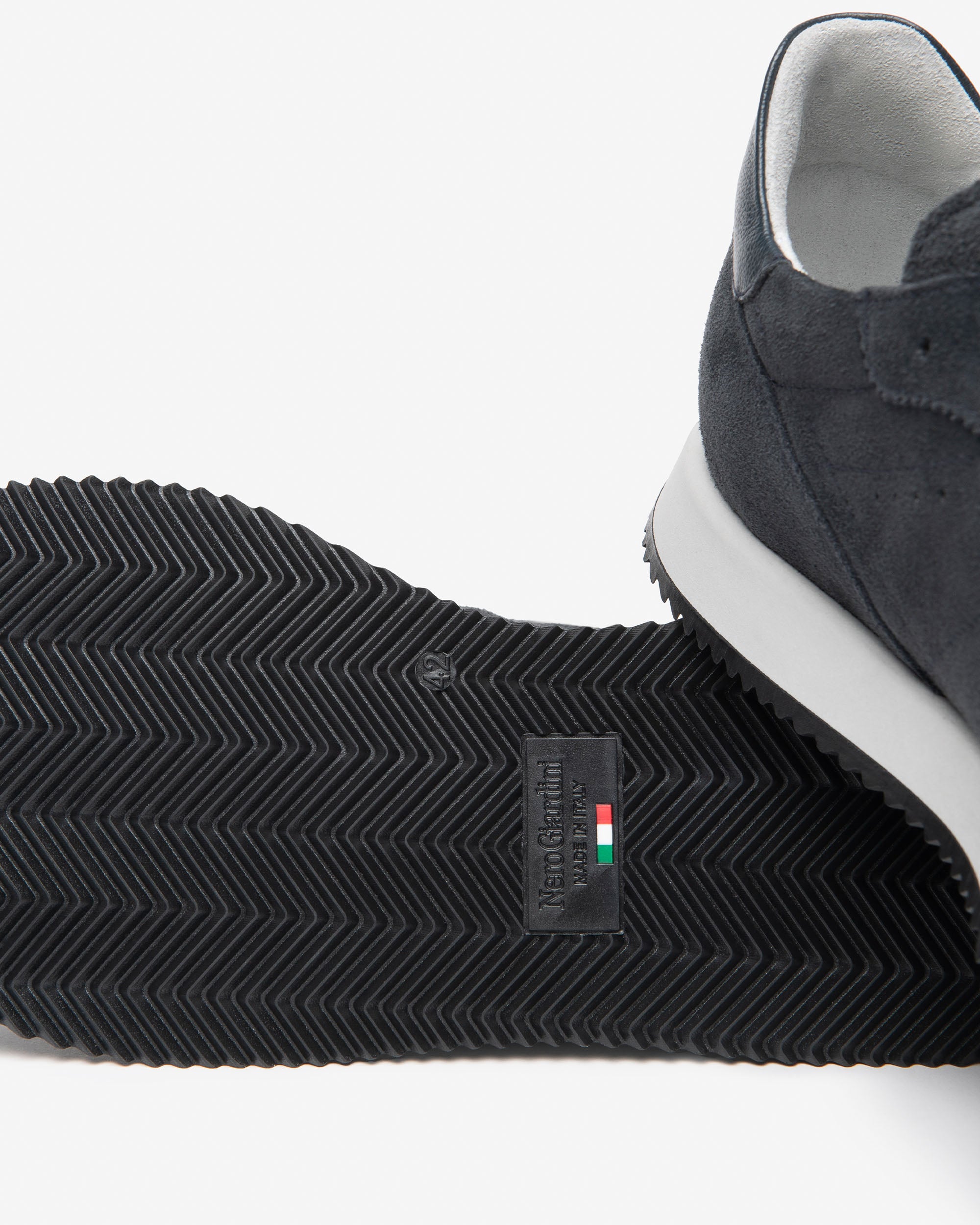 NeroGiardini Sneakers Homme Cuir Velours Confort