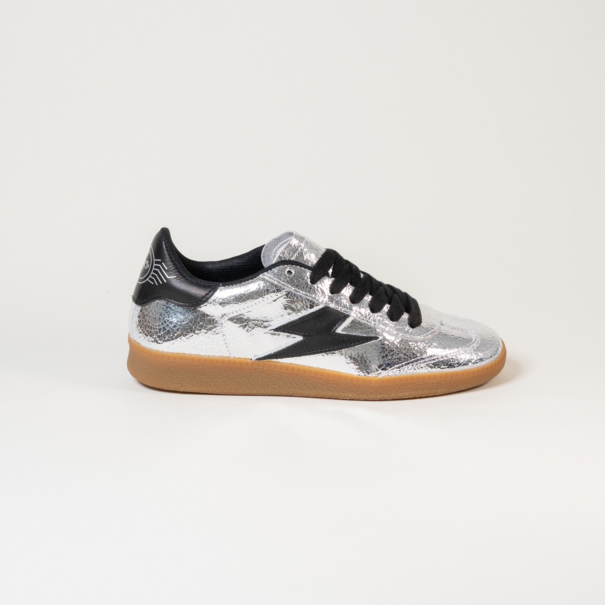 Semerdjian Emily E245 baskets argent noir crack