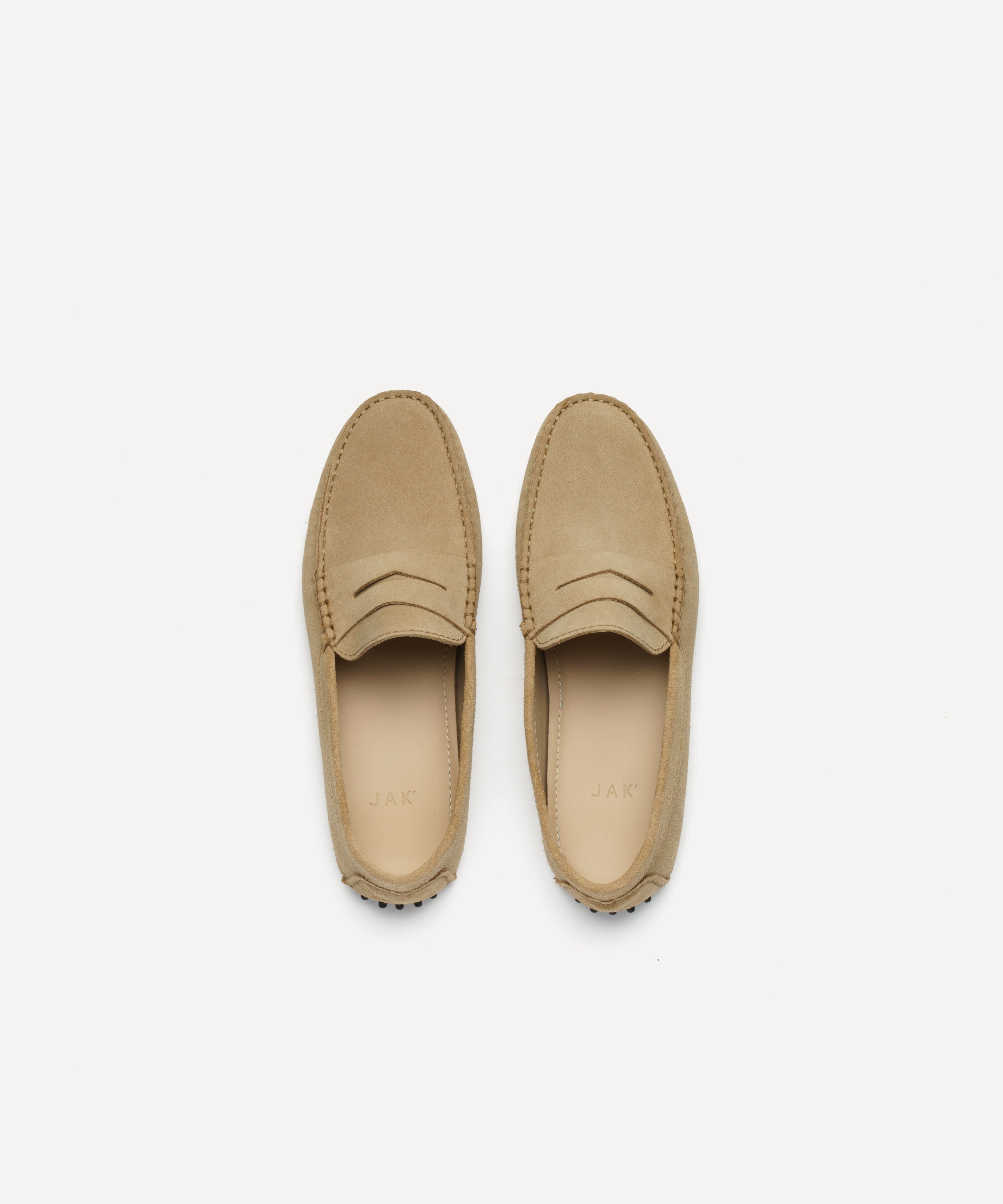 JAK Strada SD mocassins daim cappuccino