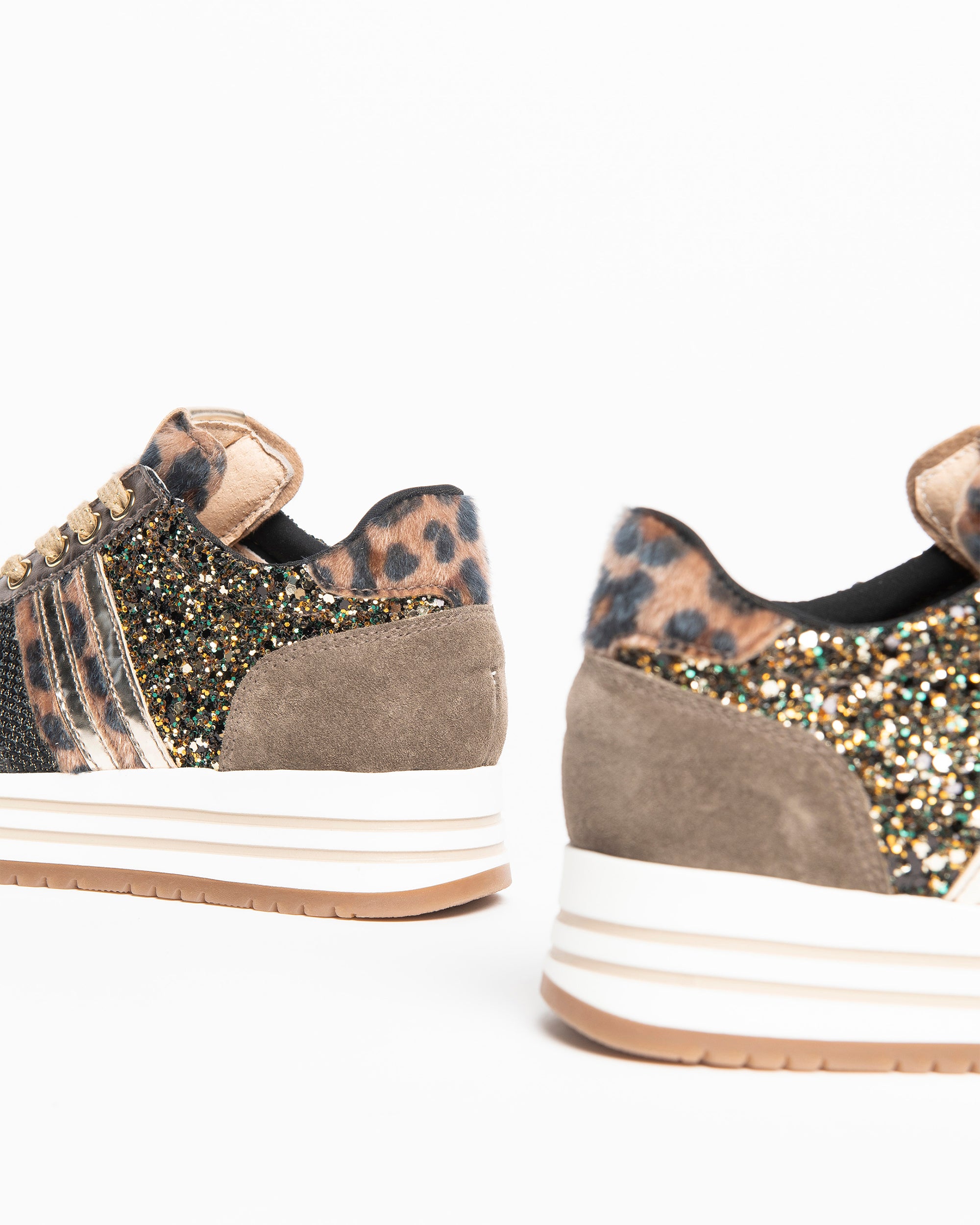 NeroGiardini Sneakers Teens Fille Velours Paillettes