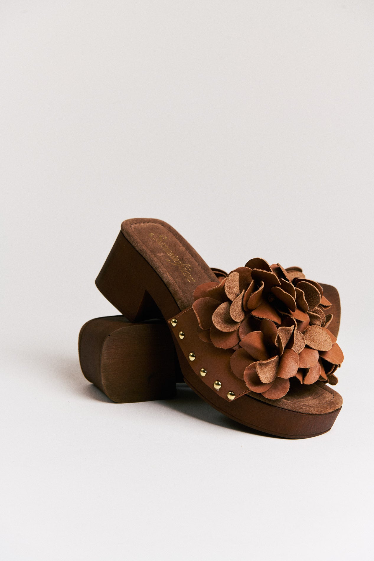SMR Semerdjian Z30 Cuoio mule cuir camel
