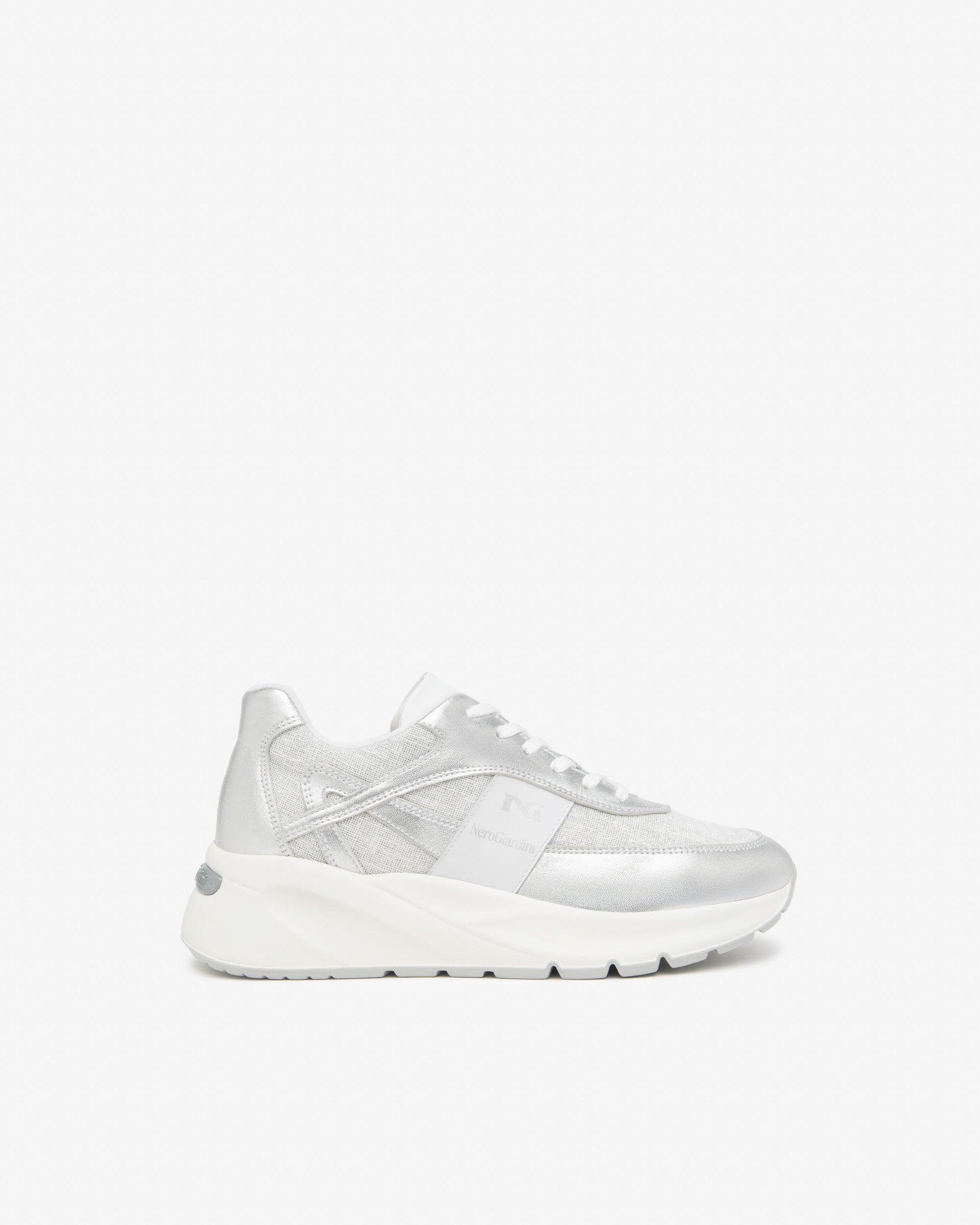 Nerogiardini Sneakers Femme Cuir Tissu Memory Été