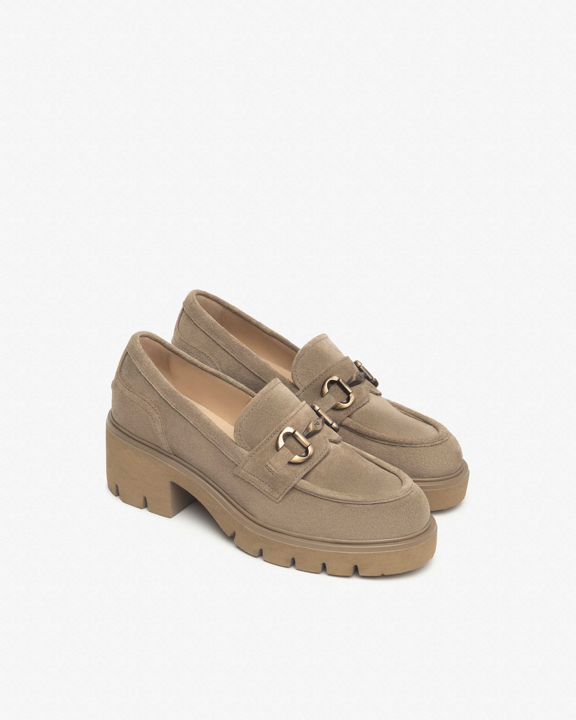 NeroGiardini Mocassins Femme Velours Talon 60 mm