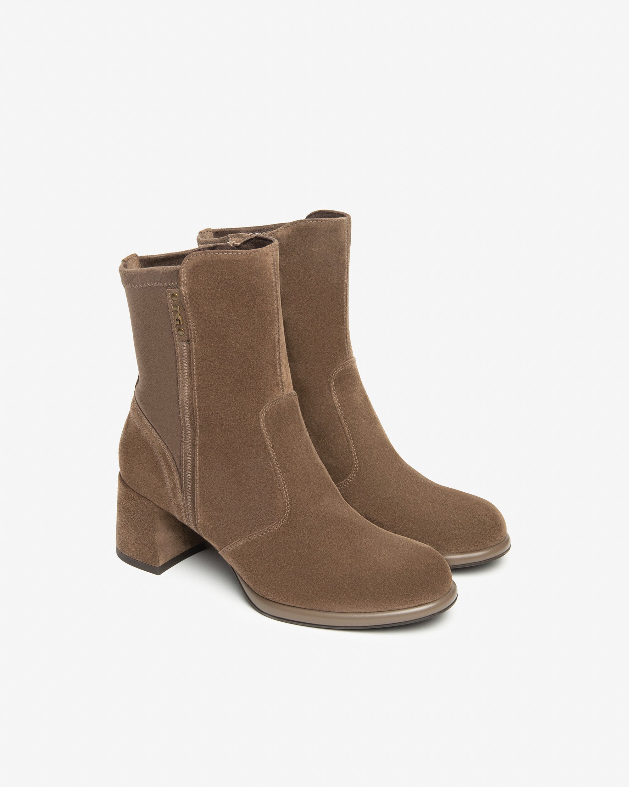 NeroGiardini Bottines Femme Cuir Velours Bottines 35-41 Hiver