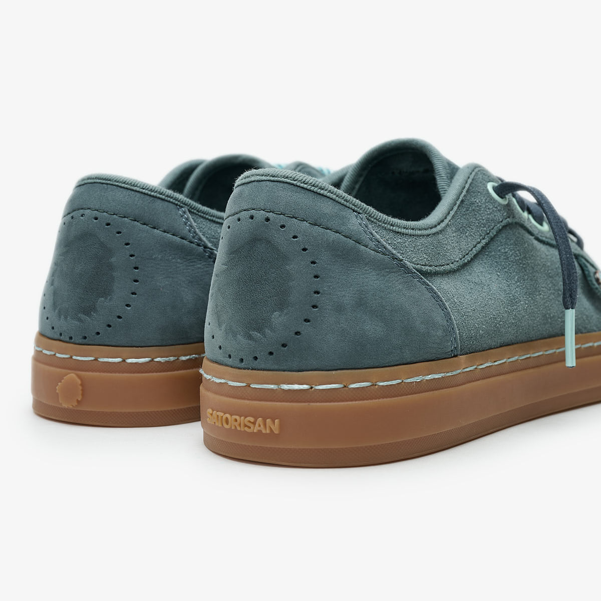 Satorisan Heisei Suede Black Sand baskets cuir unisexe