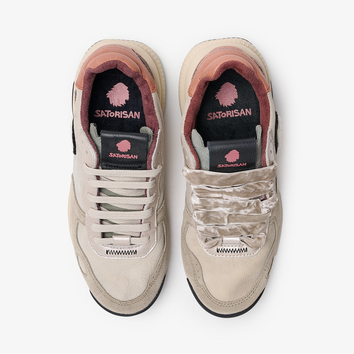 Satorisan Chacrona Premium baskets beige cuir femme
