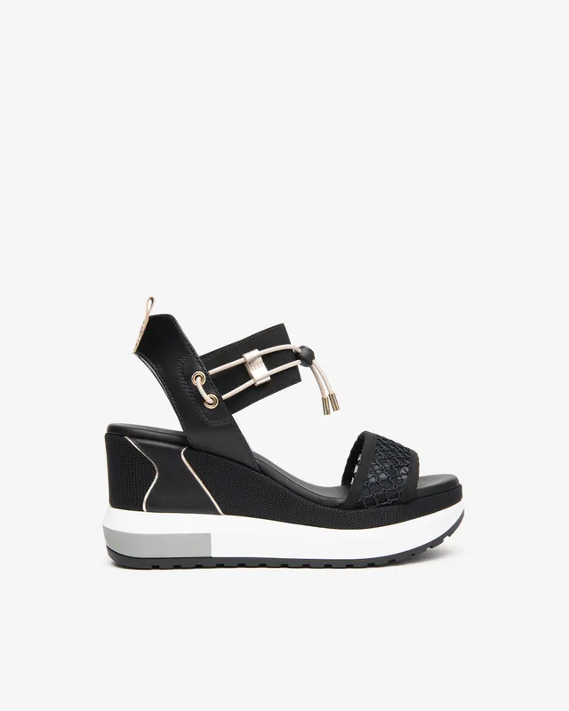 NeroGiardini Sandales Sandales Cuir Femme 38 Toile