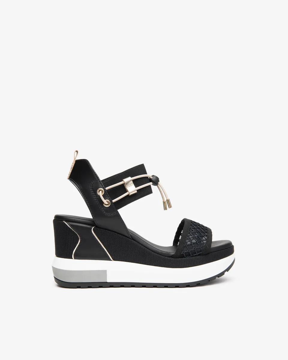 NeroGiardini Sandales Sandales Cuir Femme 38 Toile