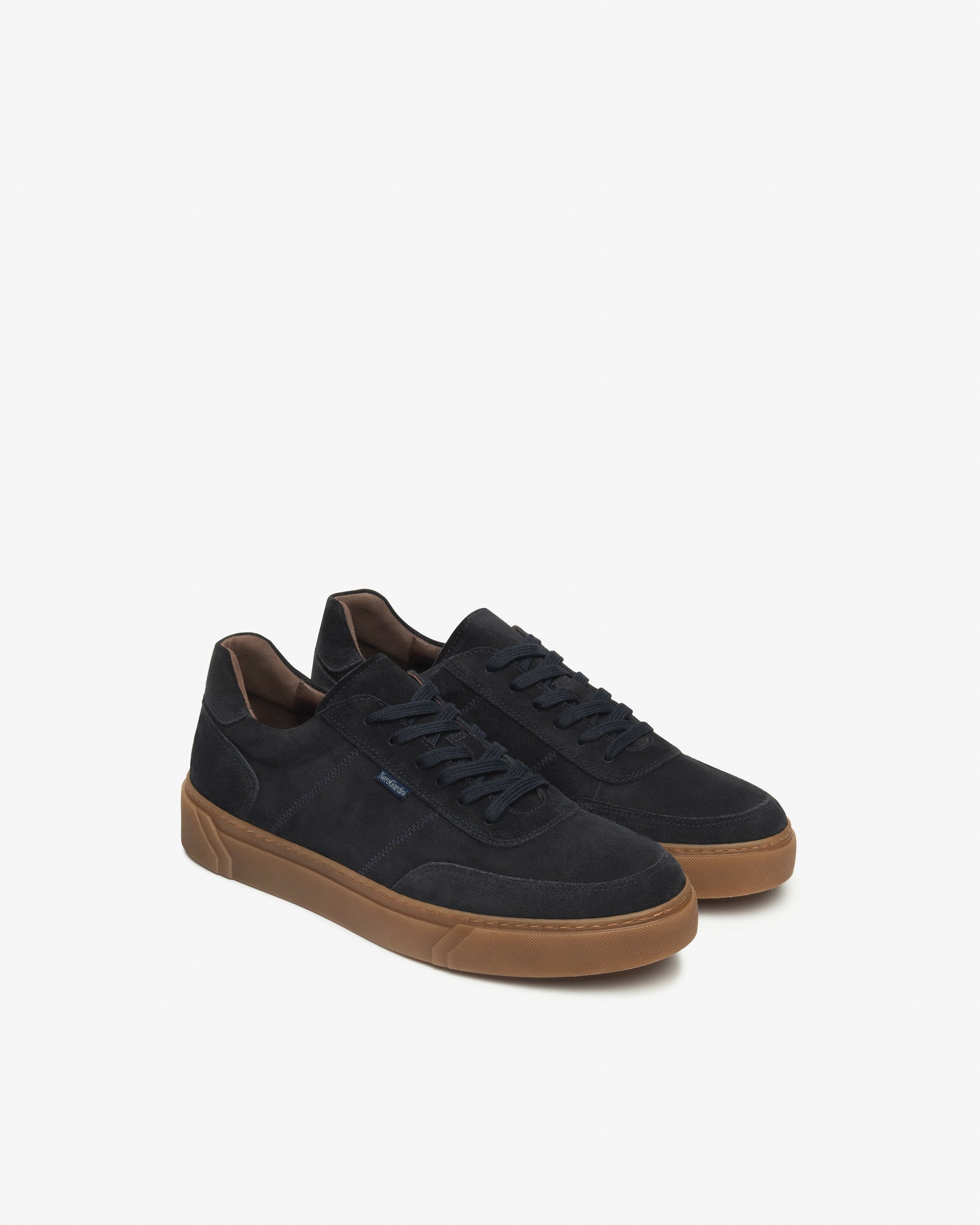 NeroGiardini Sneakers Cuir Velours Sneakers Homme Confort