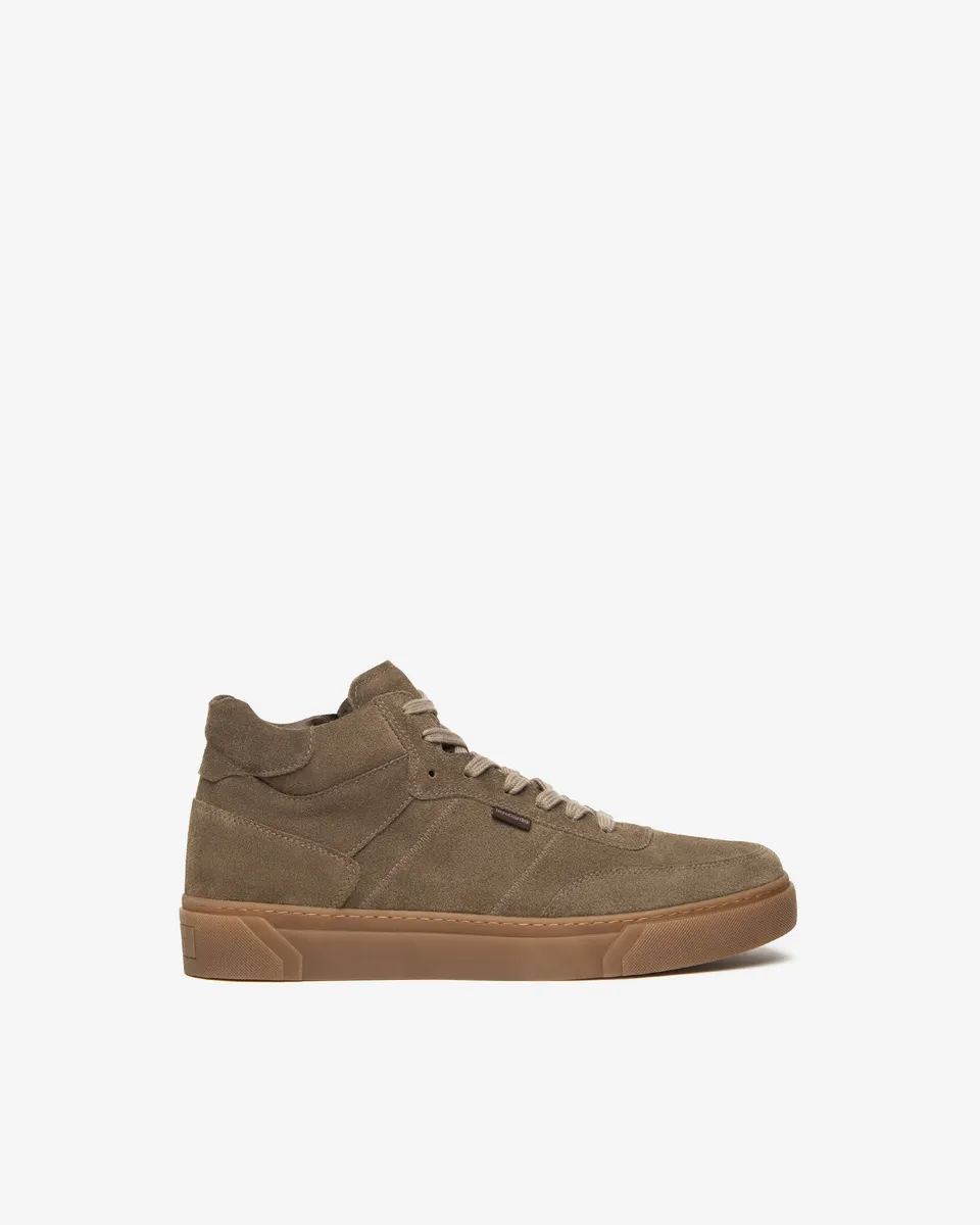 NeroGiardini Sneakers montantes homme cuir velours DryGo