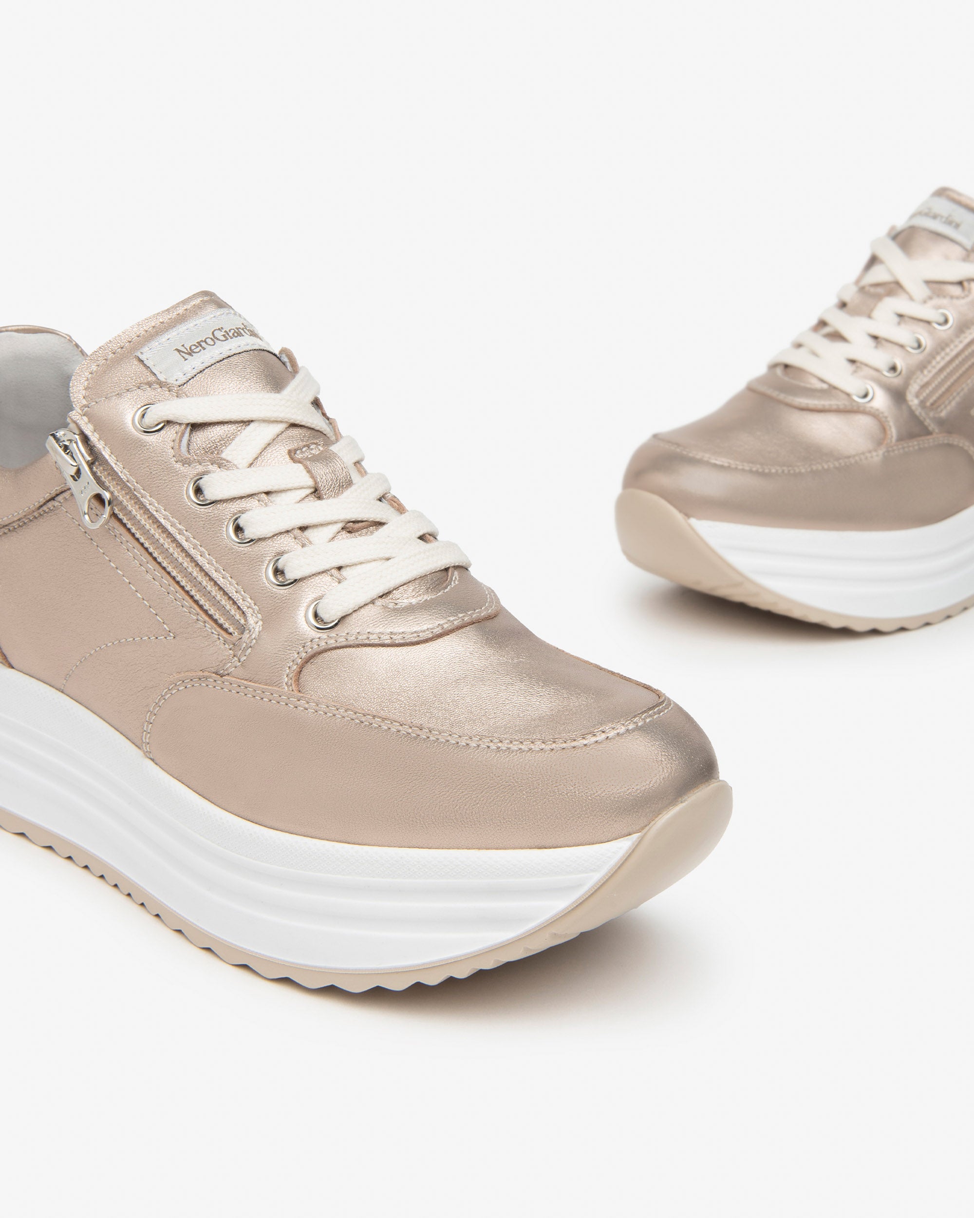 NeroGiardini Sneakers Femme Cuir Made in Italy