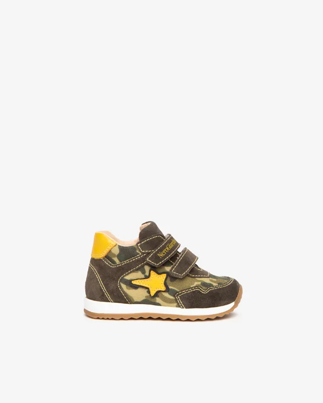 NeroGiardini Sneakers Baby Garçon Velours Camouflage