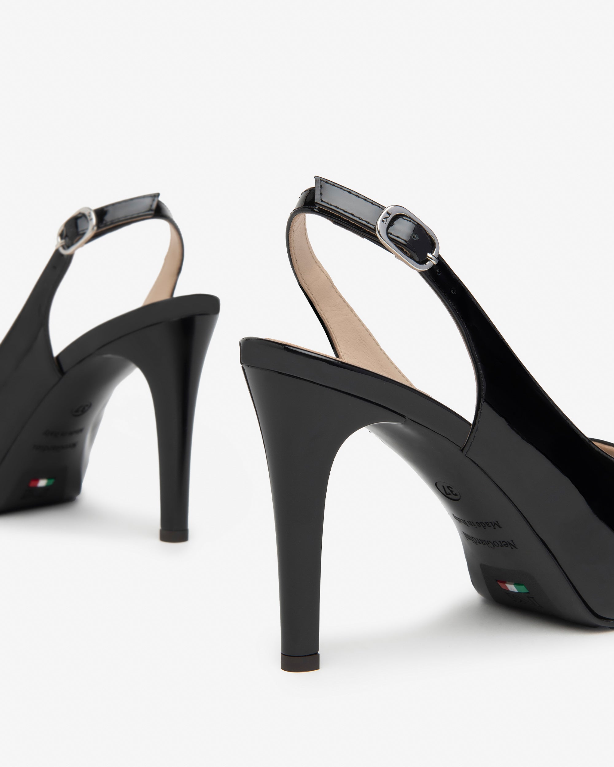 Nerogiardini Escarpins Slingback Pumps Vernis 38 Confort