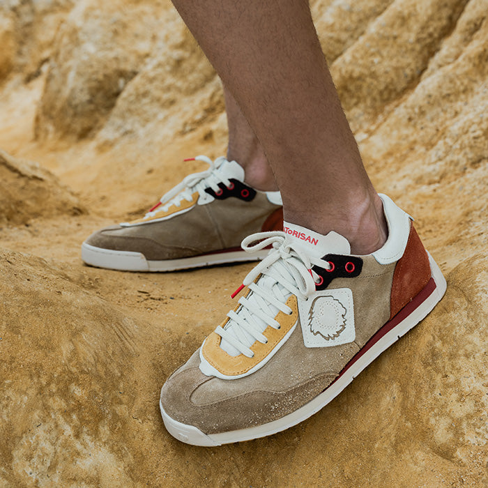 Satorisan Ensō Suede Driftwood baskets daim