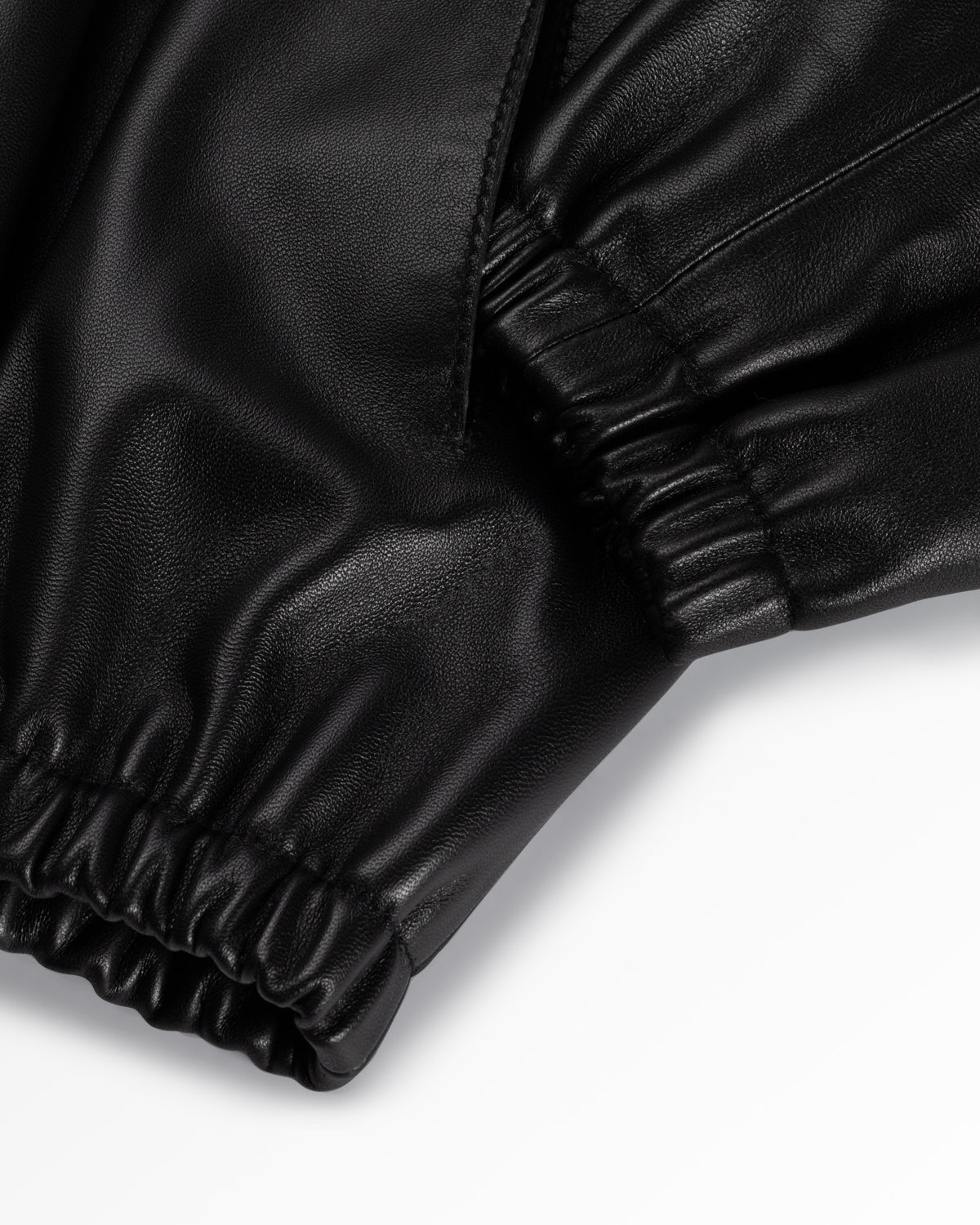 Filling Pieces Biker Jacket Shearling blouson noir shearling
