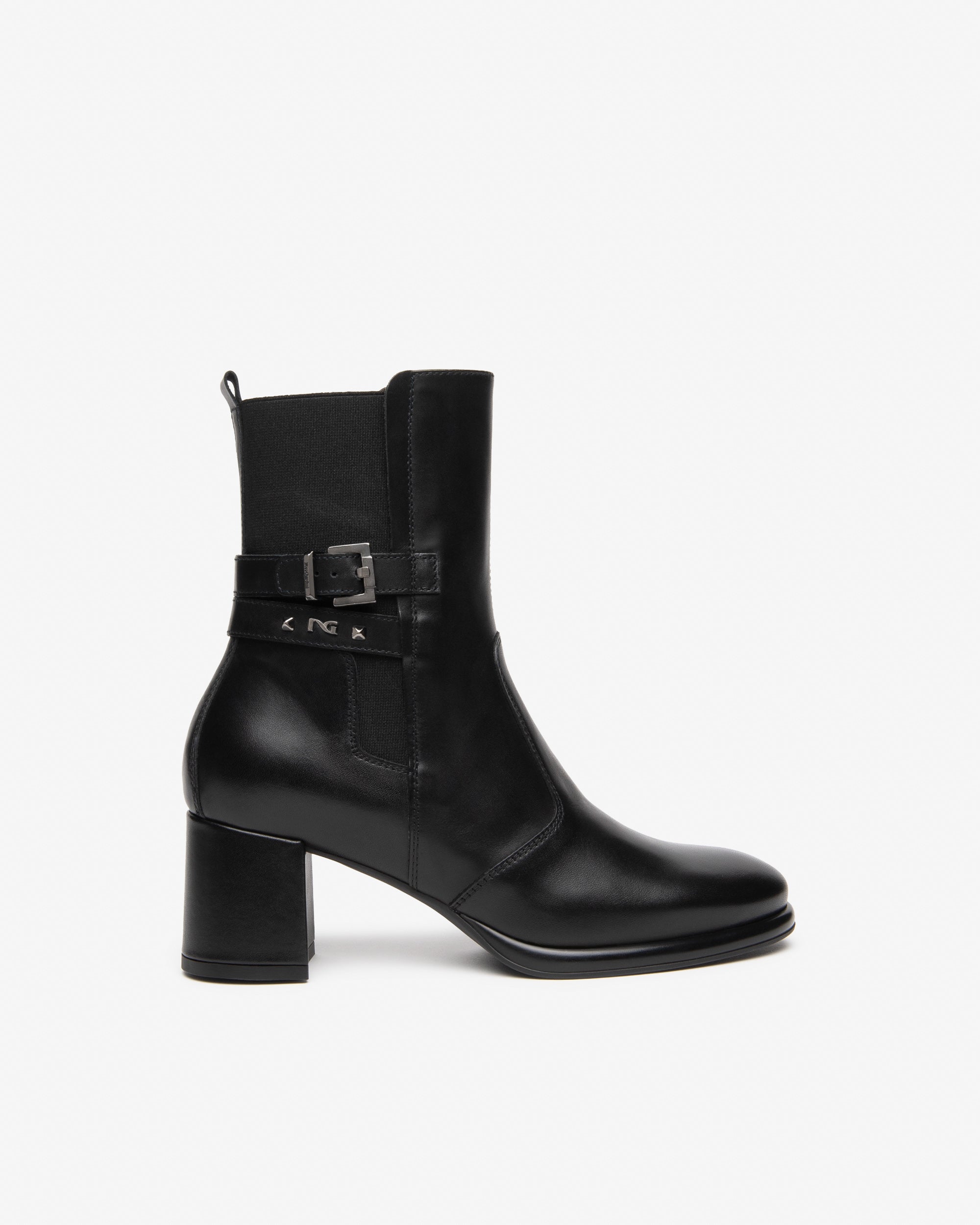 NeroGiardini Bottines Bottines Femme Cuir Tissu Talon 60