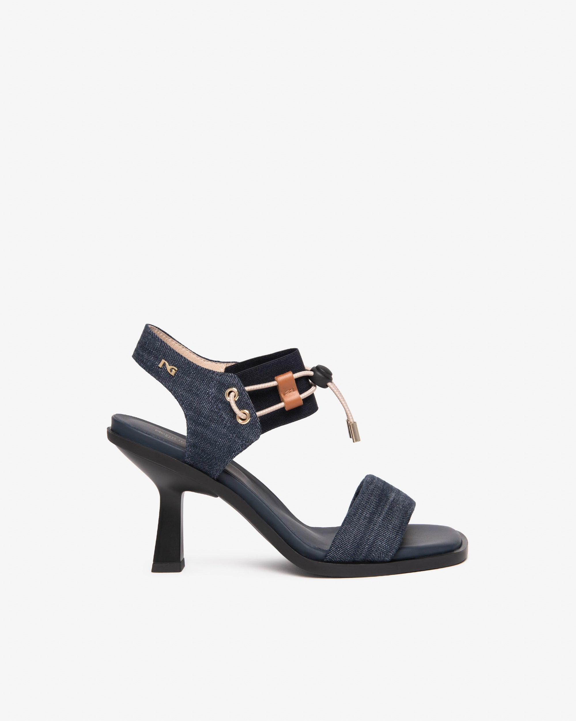 NeroGiardini Sandales Femme Tissu Cuir Été 38