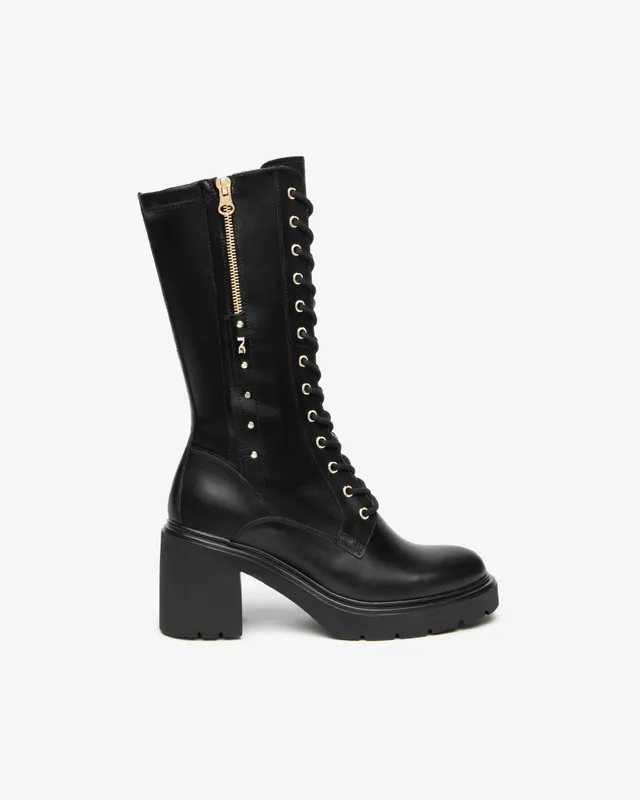 Nerogiardini Bottes Femme Cuir Technique Talon 85 mm