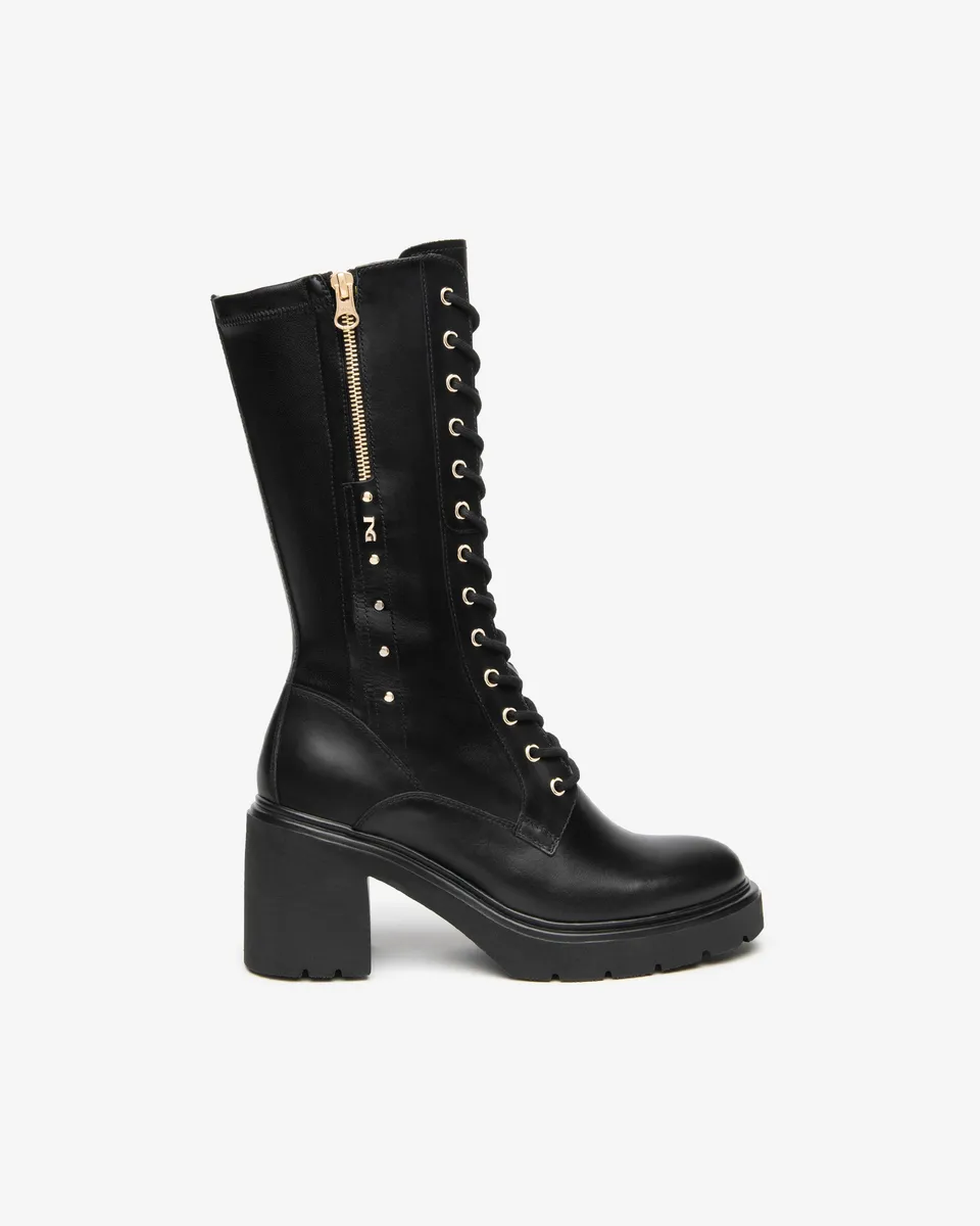 Nerogiardini Bottes Femme Cuir Technique Talon 85 mm