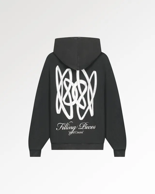 Filling Pieces Hoodie Boxy Film Strip sweat noir vintage