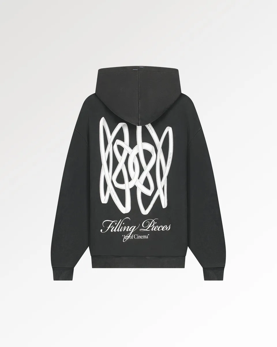 Filling Pieces Hoodie Boxy Film Strip sweat noir vintage