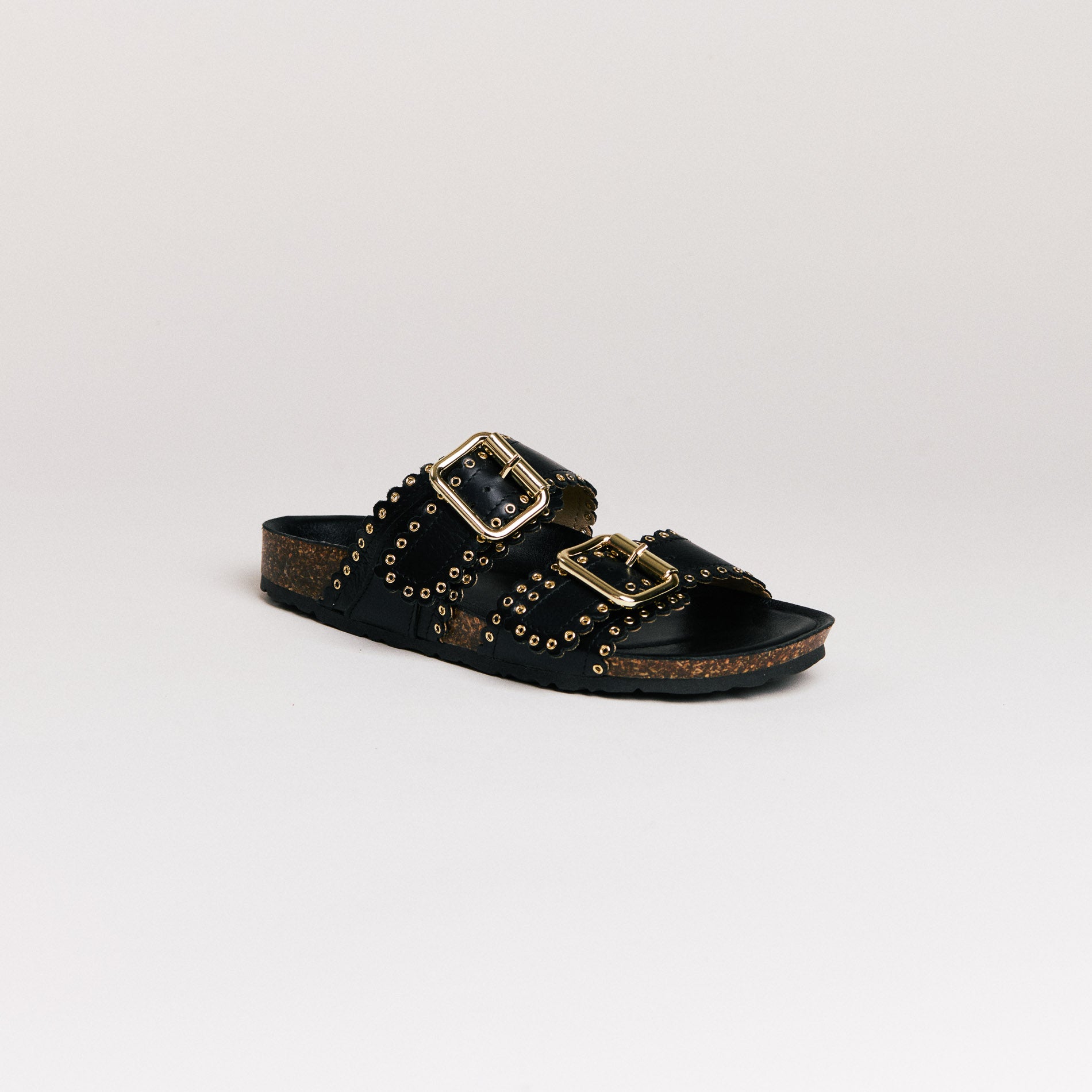 SMR Arianna Oslo mules noires cuir pointure 36-41