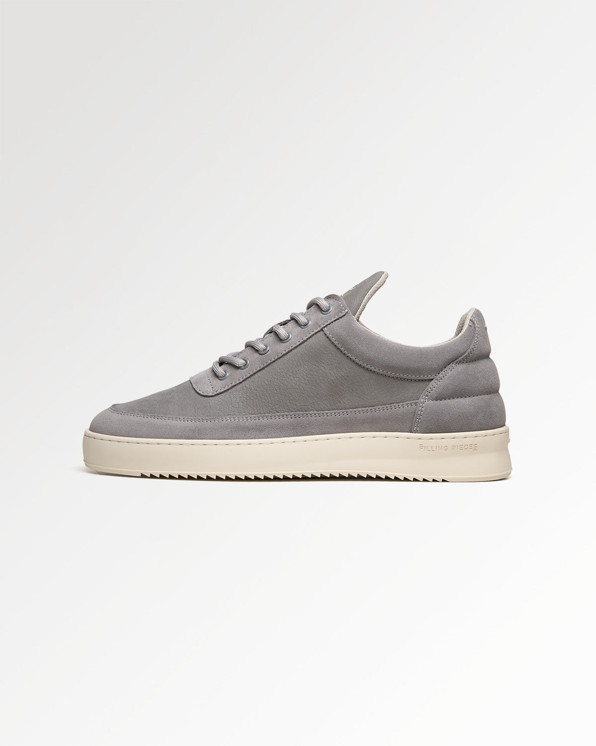 Filling Pieces Low Top Suede Grain sneakers cuir suède gris Grey