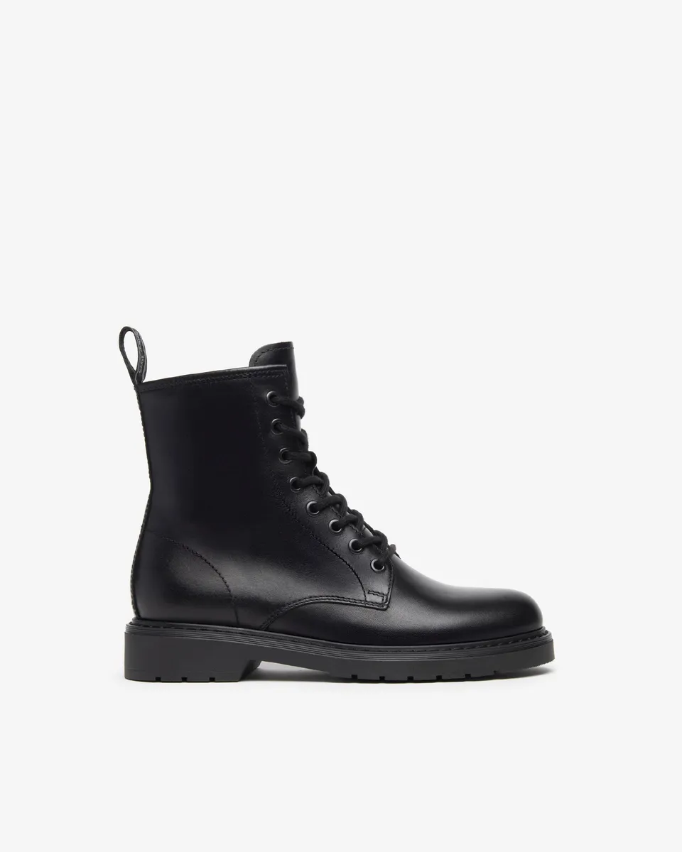 NeroGiardini Bottines Motardes Femme Cuir Noir Talon 30 mm