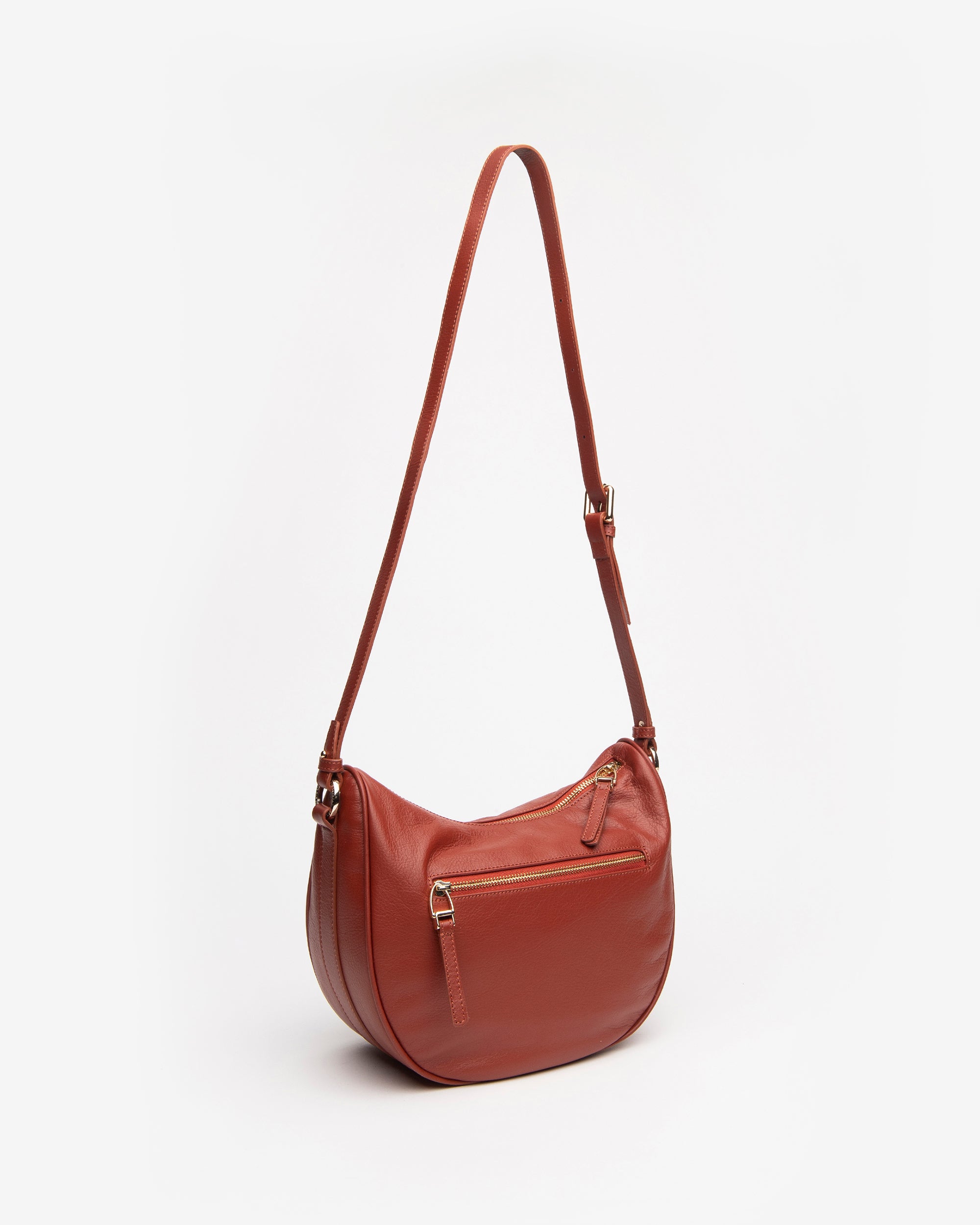 Nerogiardini Sacs besace femme cuir demi-lune souple
