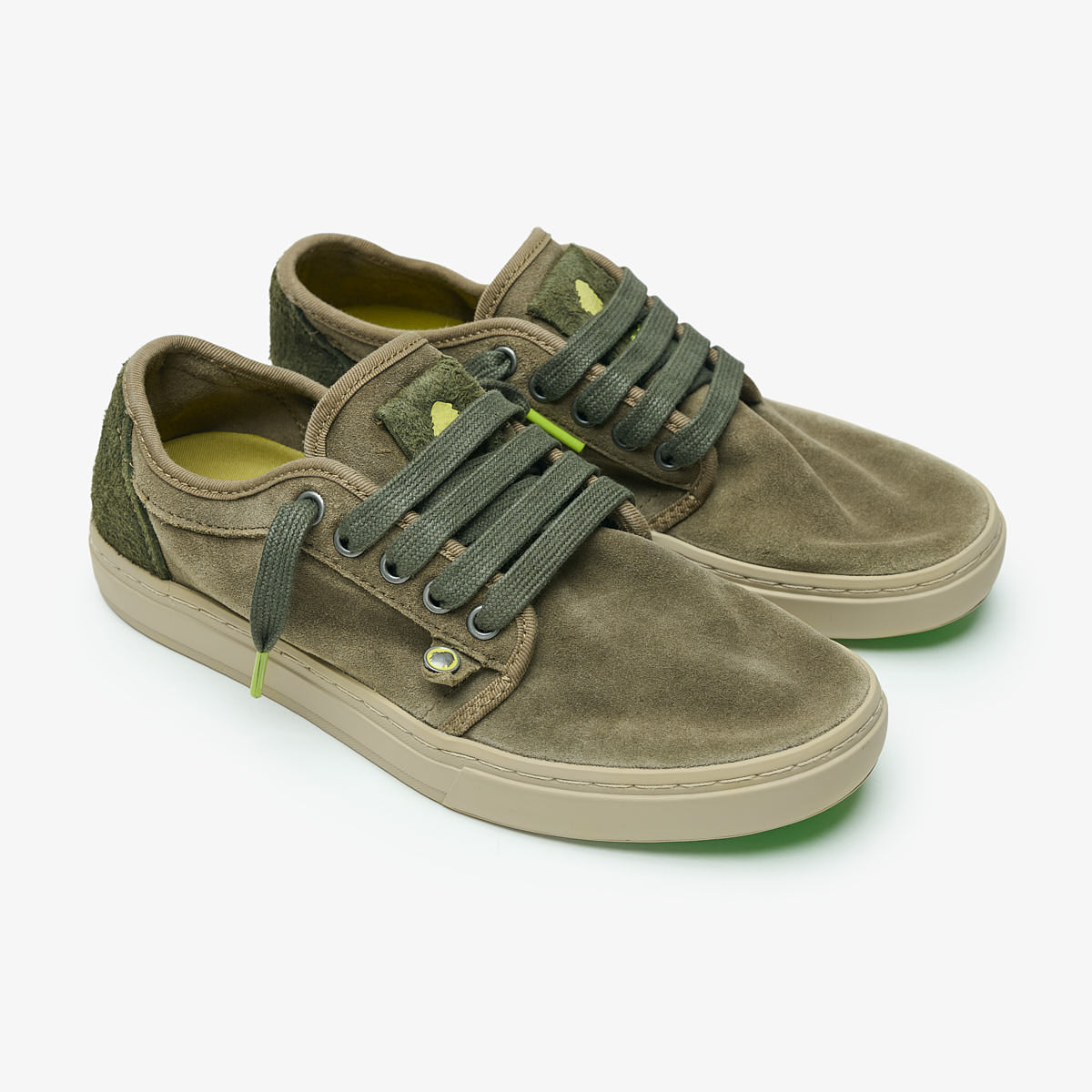 Satorisan Heisei Suede baskets daim vert peat unisexe