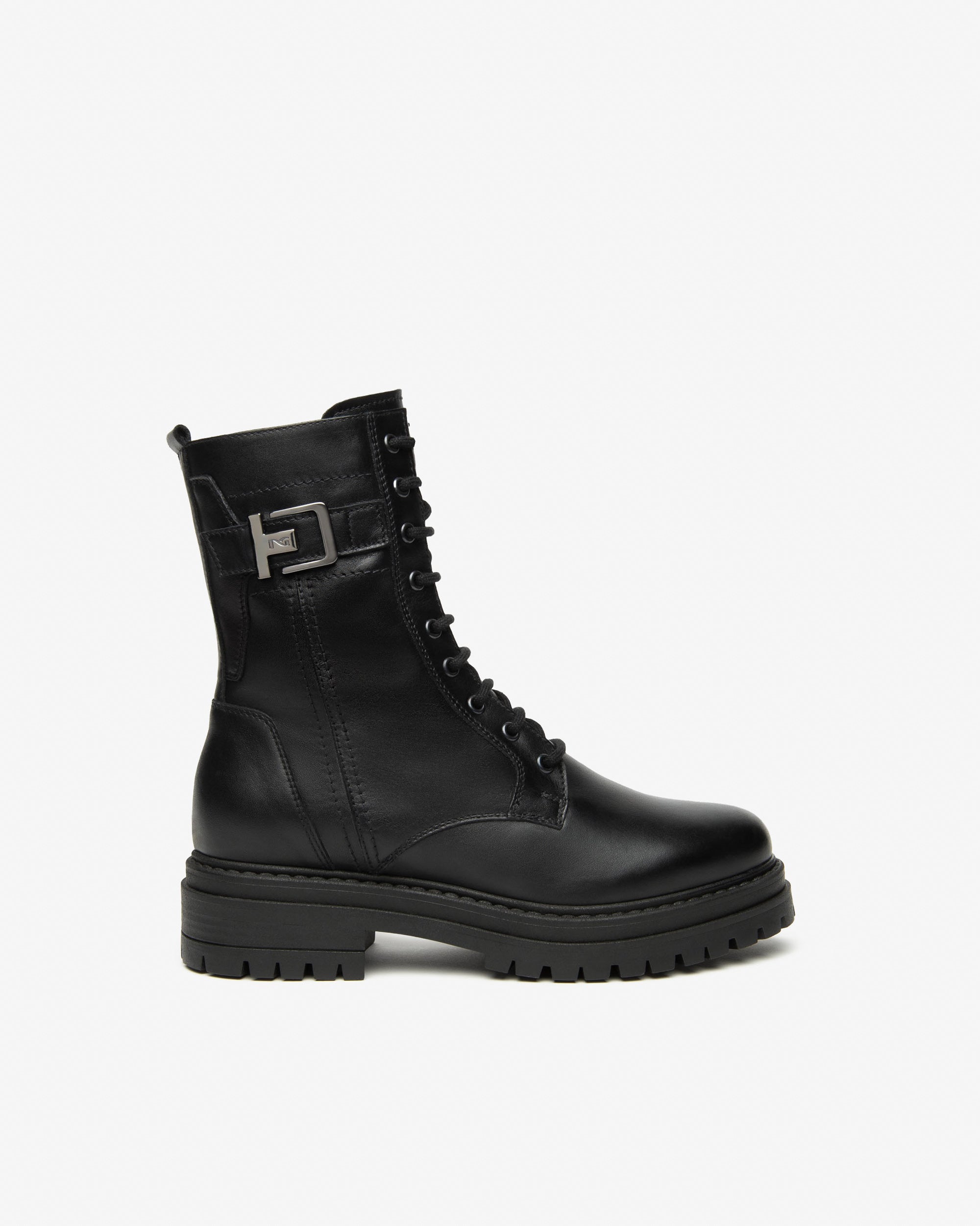 NeroGiardini Bottines Motardes Femme Cuir Rangers