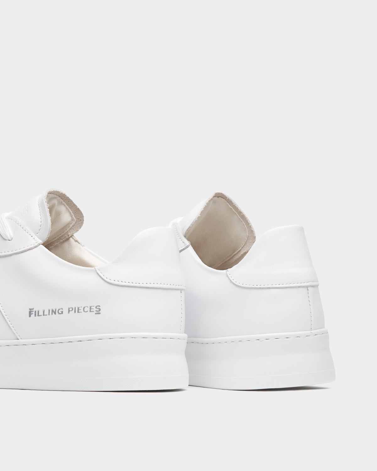 Filling Pieces Court baskets blanches cuir confort quotidien