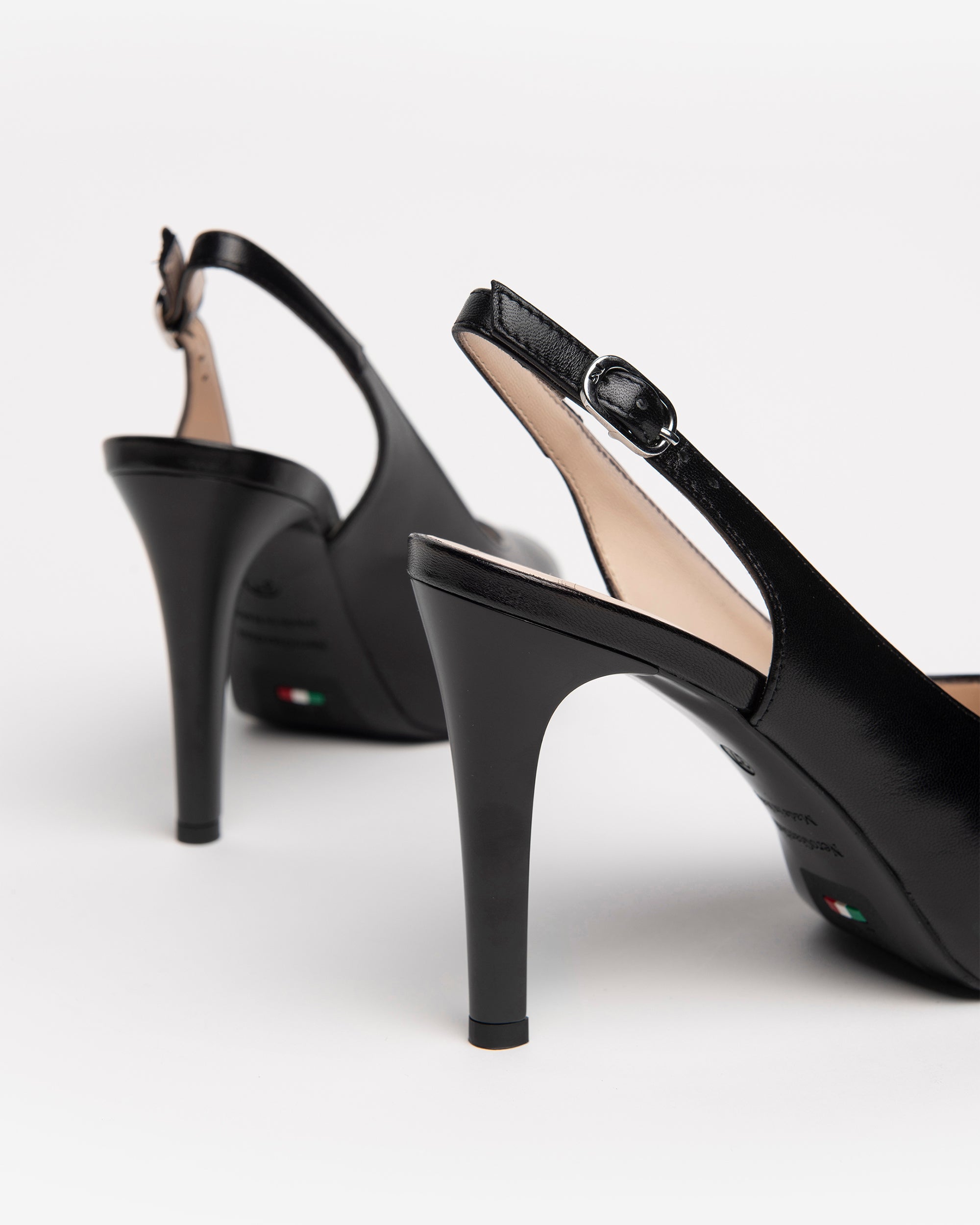Nerogiardini Escarpins Cuir Slingback Talon 9,5 cm