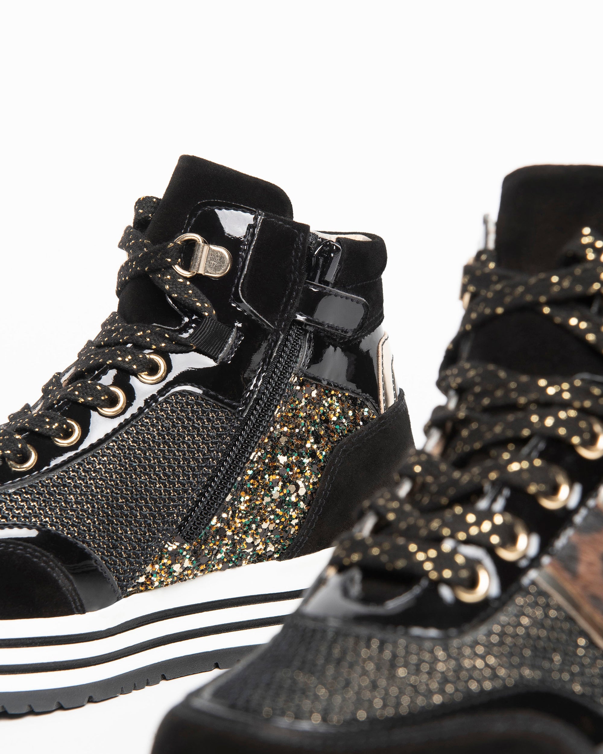 NeroGiardini Sneakers Teens Fille Cuir Velours Montante