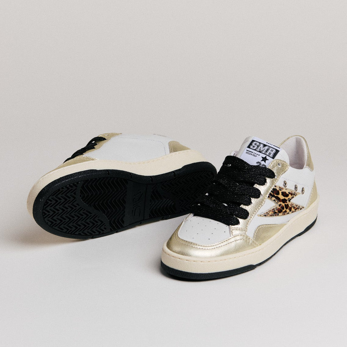 SMR Dany C838 baskets blanc pointure 38 léopard