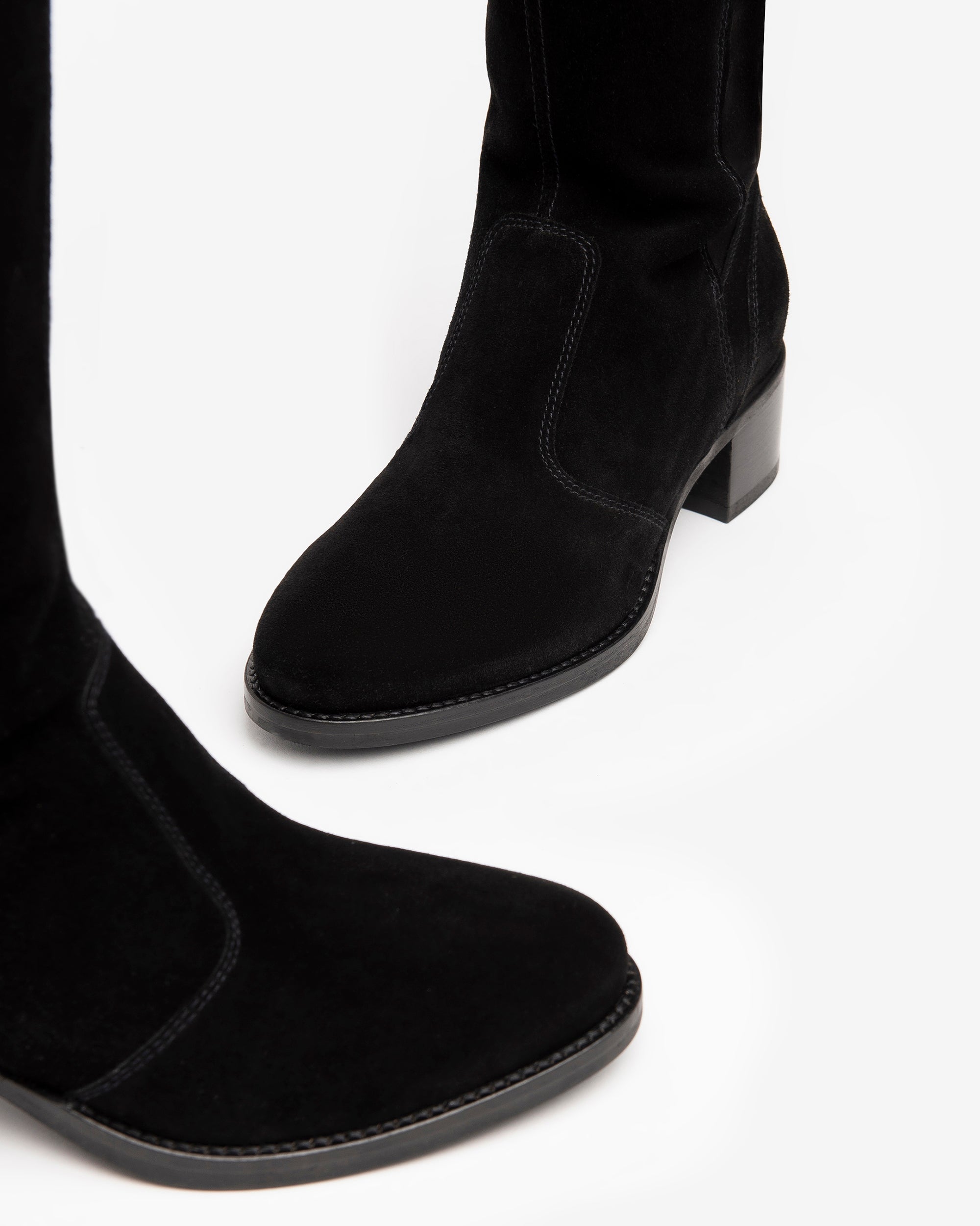 NeroGiardini Bottes Femme Velours Botte Hiver Confort