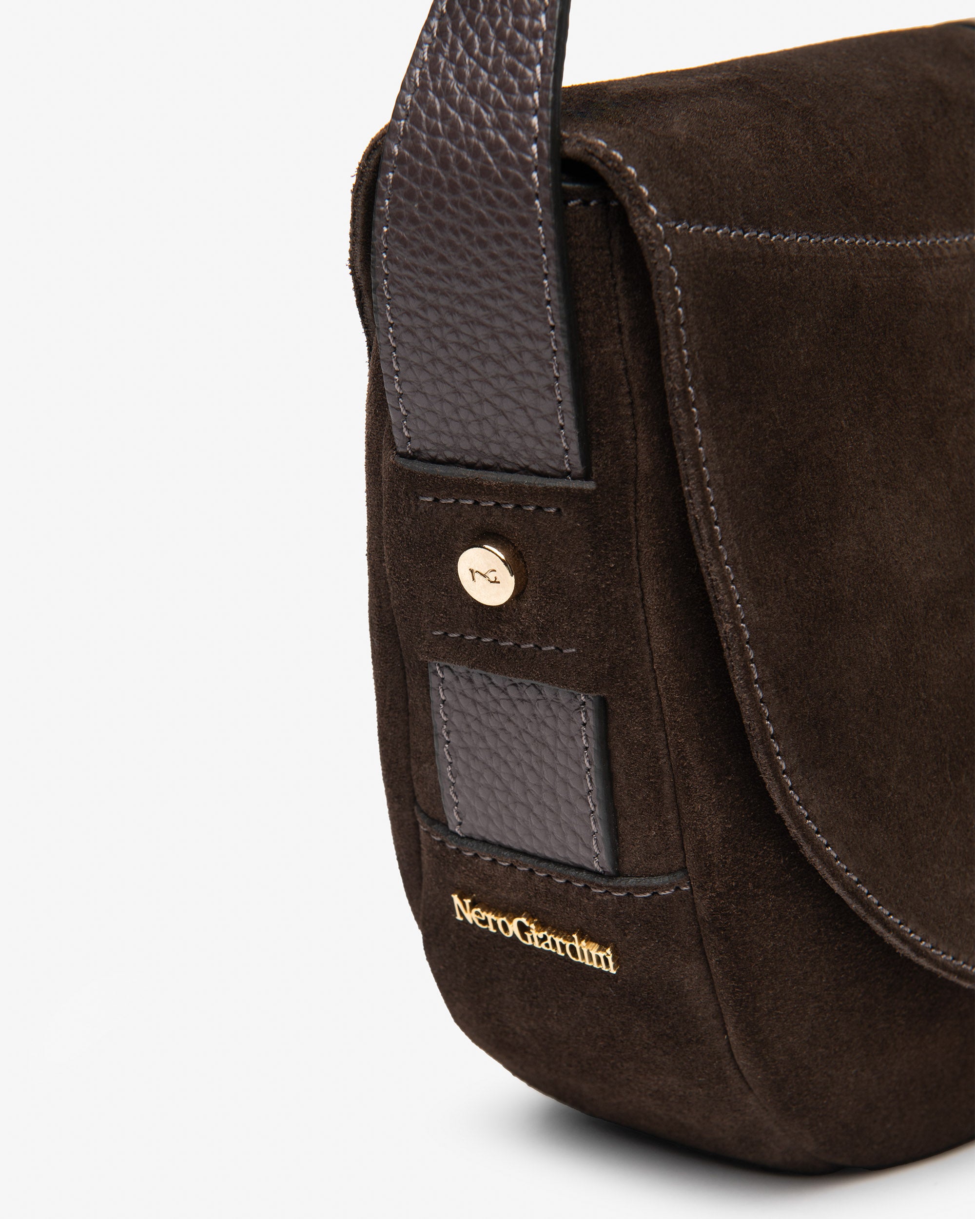 NeroGiardini Sac Bandoulière Femme Daim Cuir