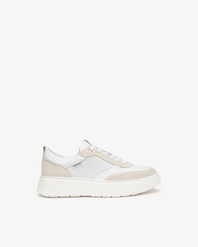 Nerogiardini Sneakers Femme Cuir Velours Technique Memory